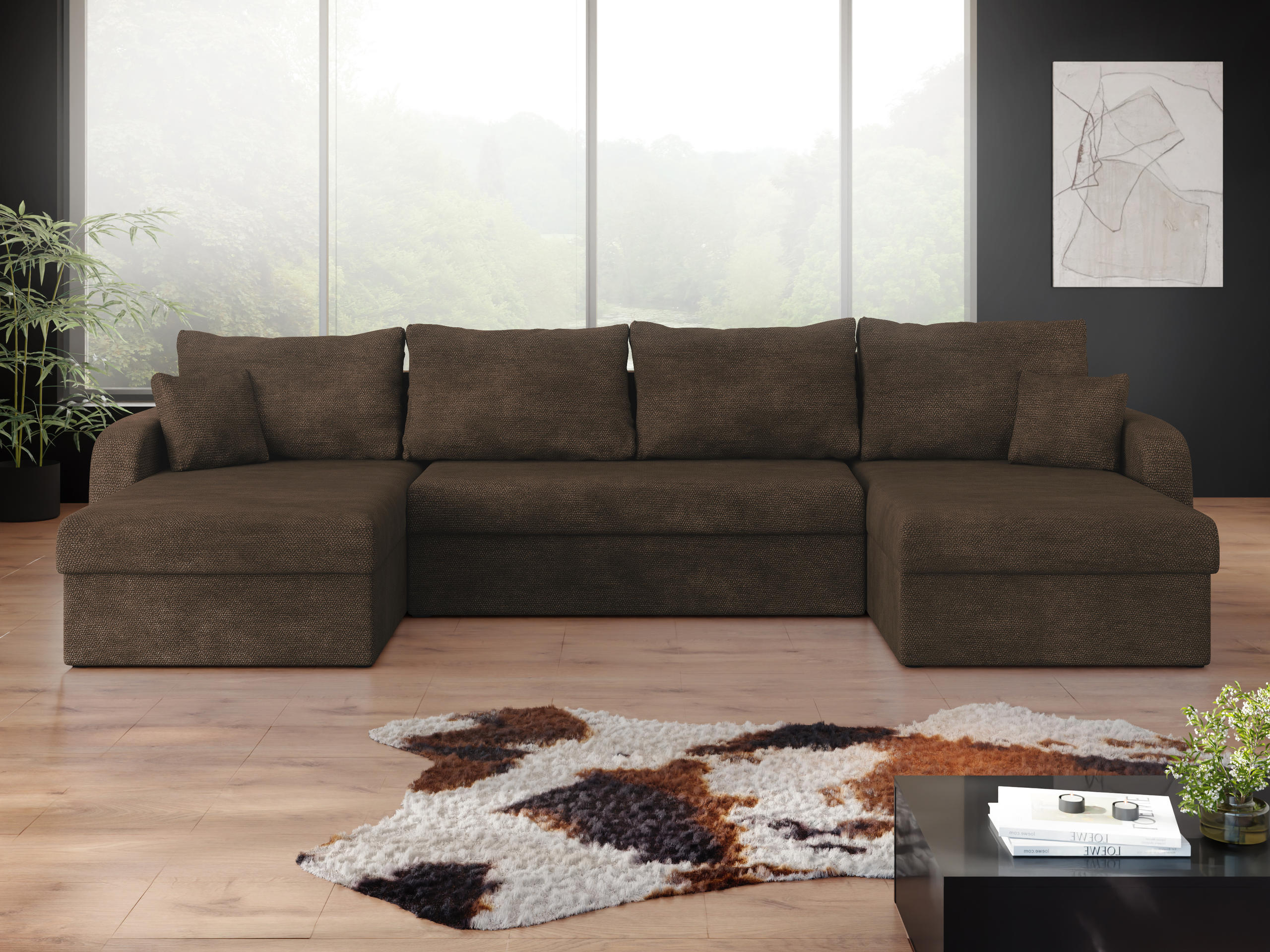 Ъглов диван Comfivo Melissa III (Lumo 40)