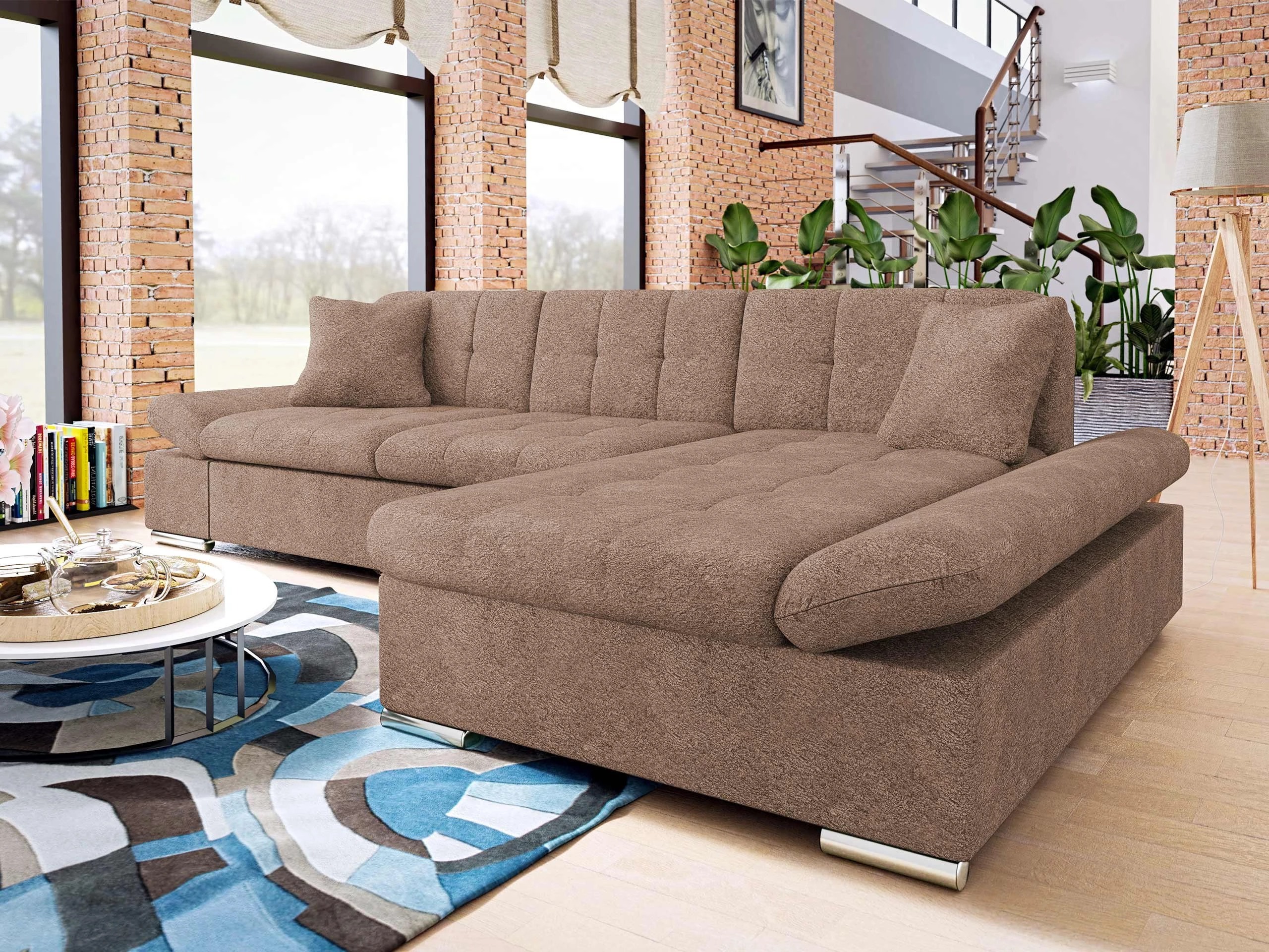 Ъглов диван Comfivo Serenitas (Coral 45)