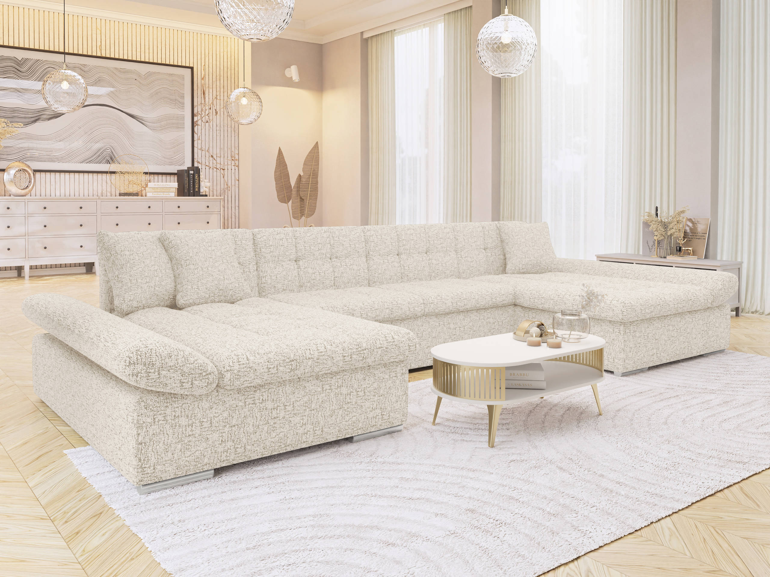 Ъглов диван Comfivo Ficus (Bella 05)