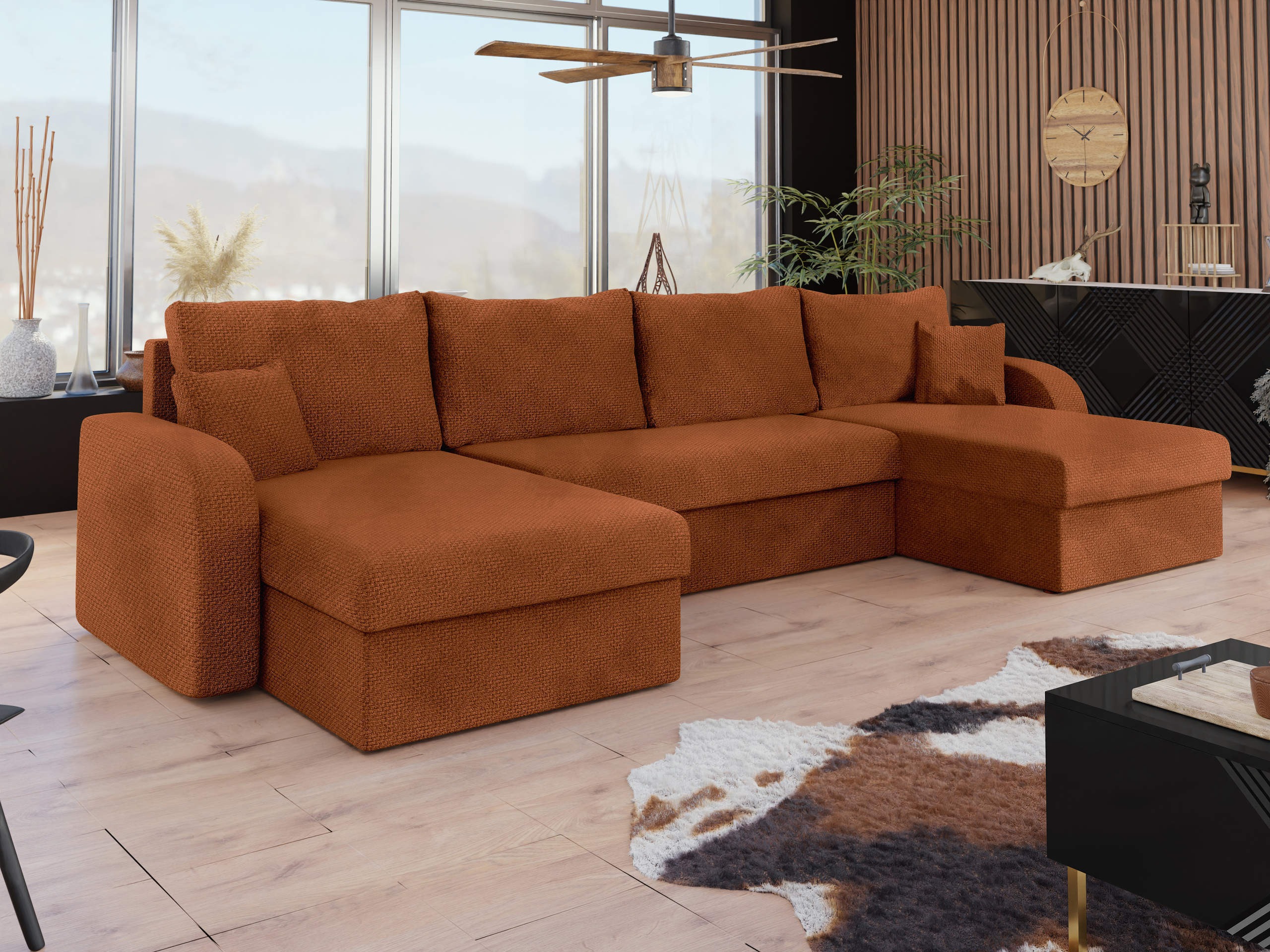 Ъглов диван Comfivo Melissa III (Flow 09)
