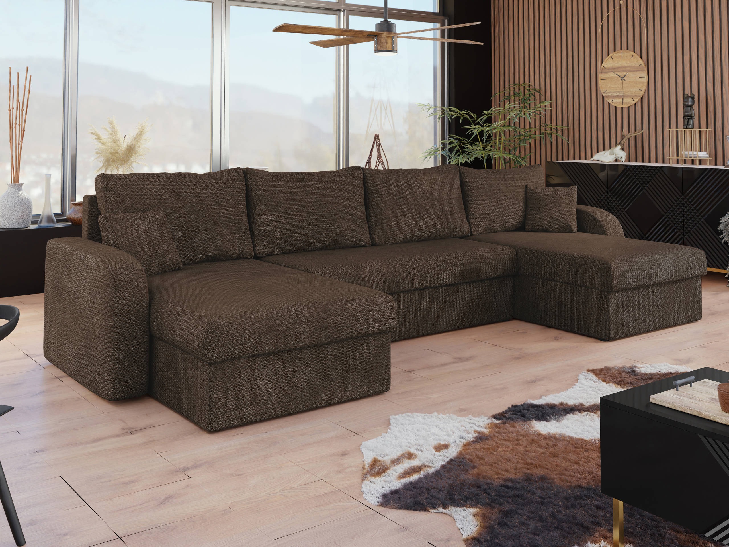 Ъглов диван Comfivo Melissa III (Lumo 40)