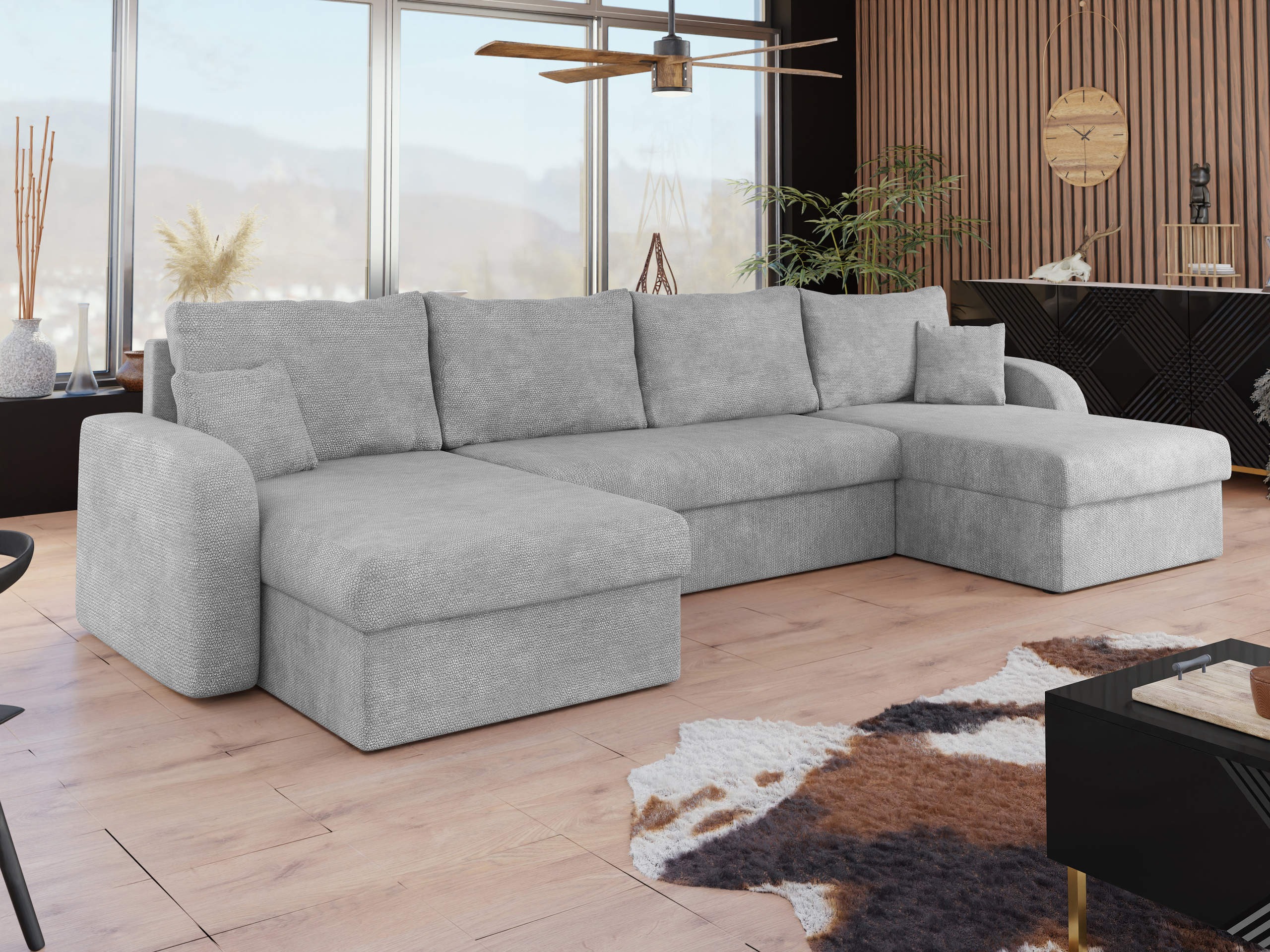 Ъглов диван Comfivo Melissa III (Lumo 65)