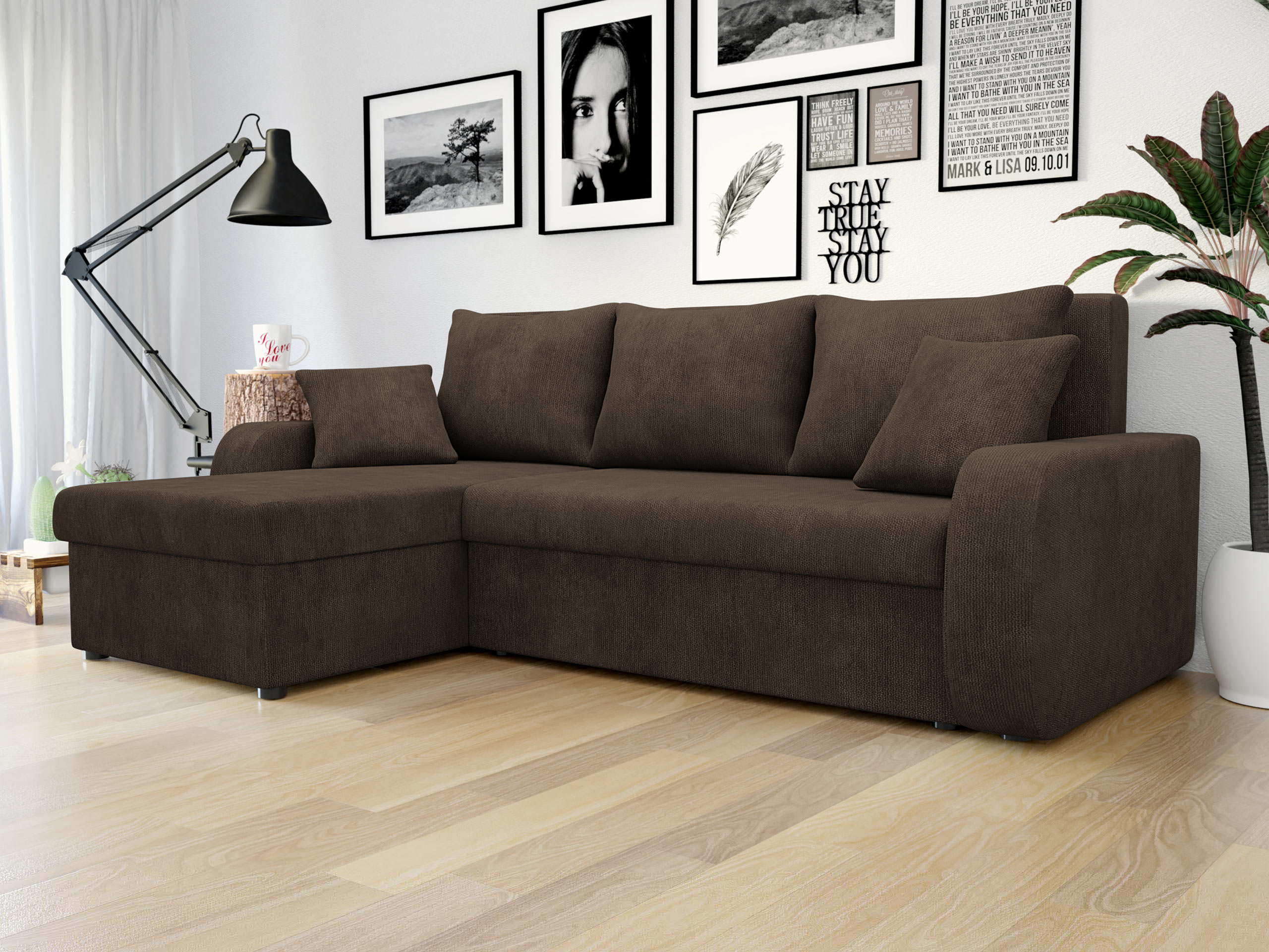 Ъглов диван Comfivo Melissa (Lumo 40)