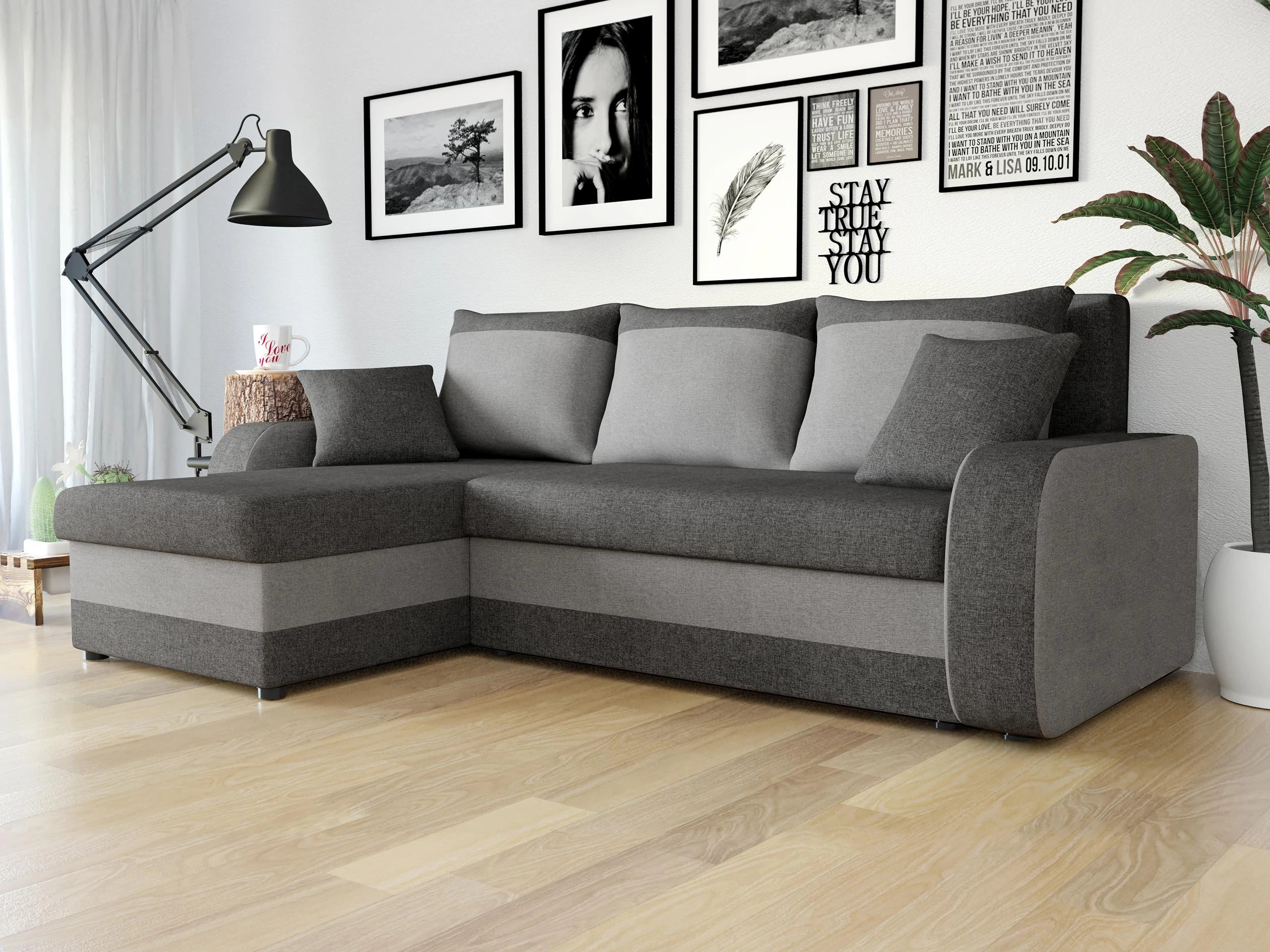 Ъглов диван Comfivo Melissa (Lux 06 + Lux 05)