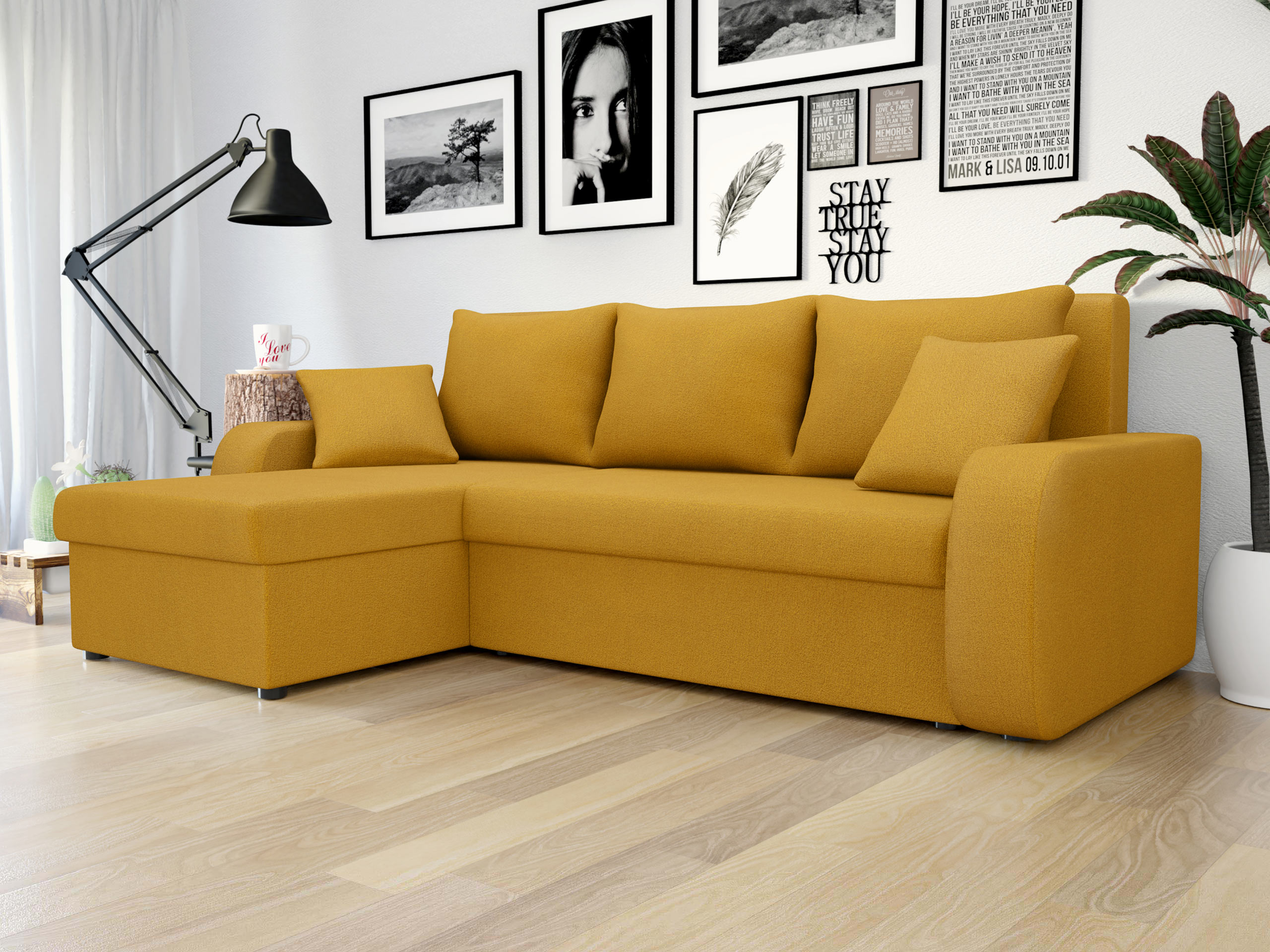 Ъглов диван Comfivo Melissa (Velo 626)