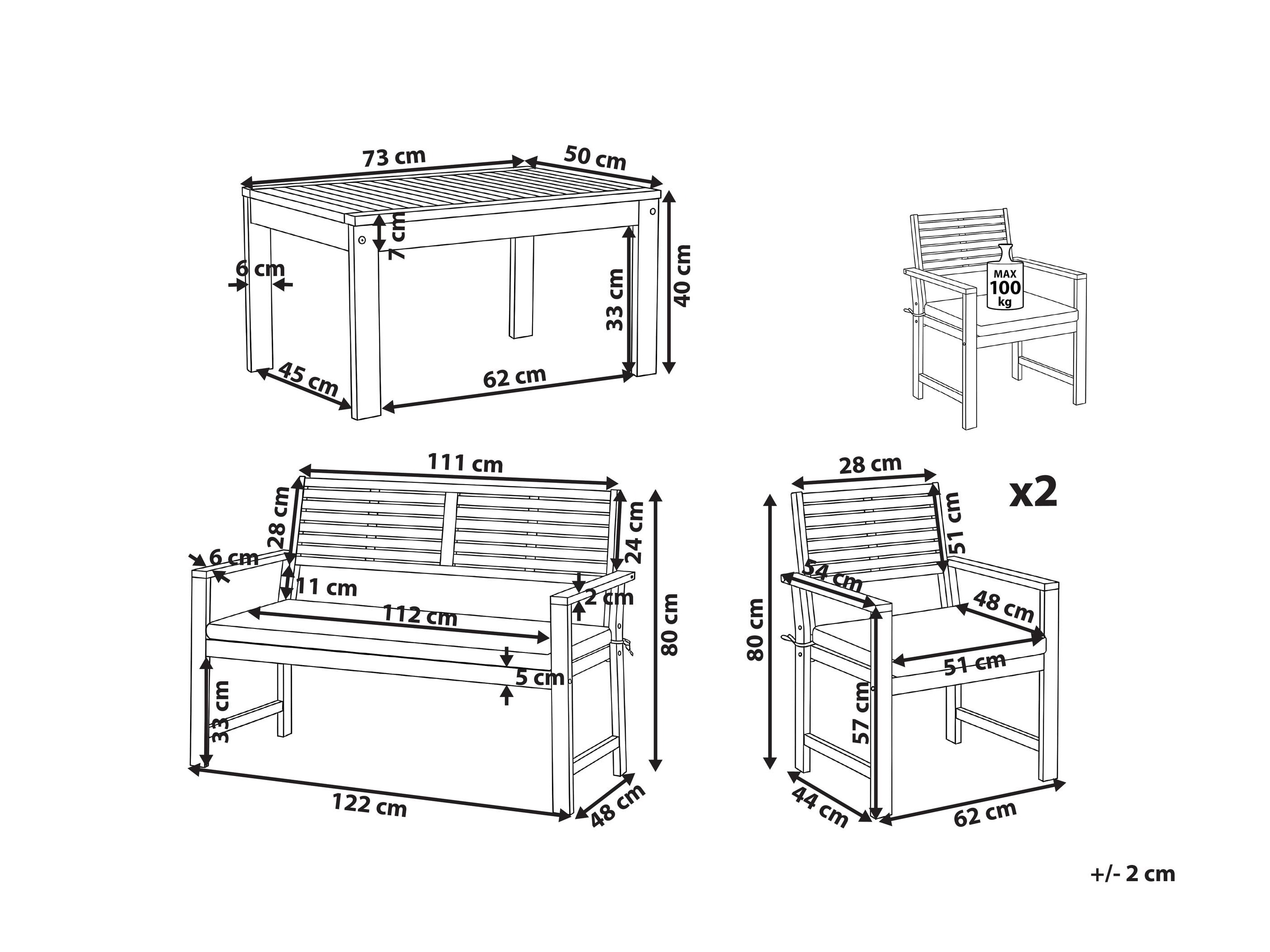 Градински комплект Berwyn 3321