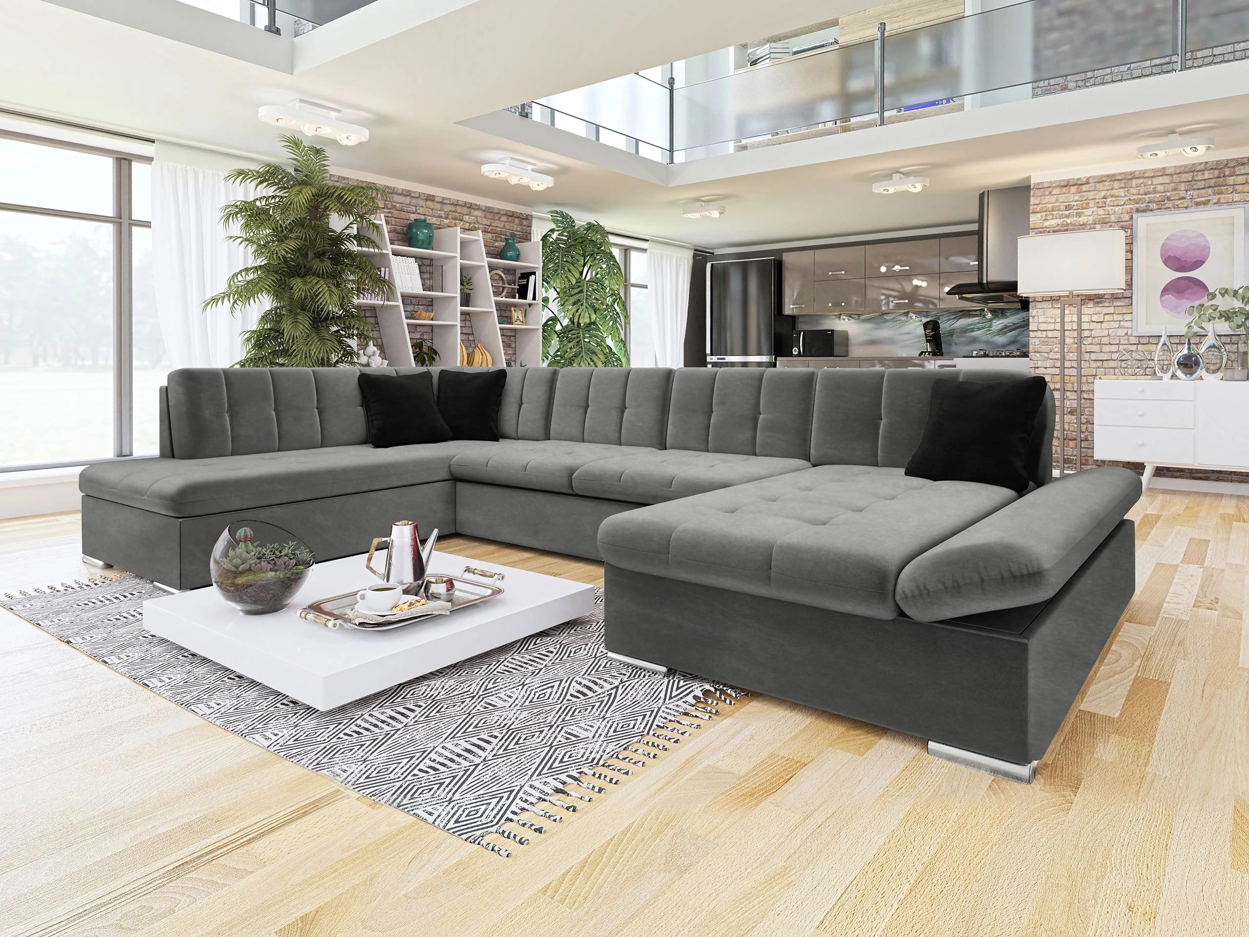 Ъглов диван Comfivo Tilia I (Magic Velvet 2217 + Magic Velvet 2219)