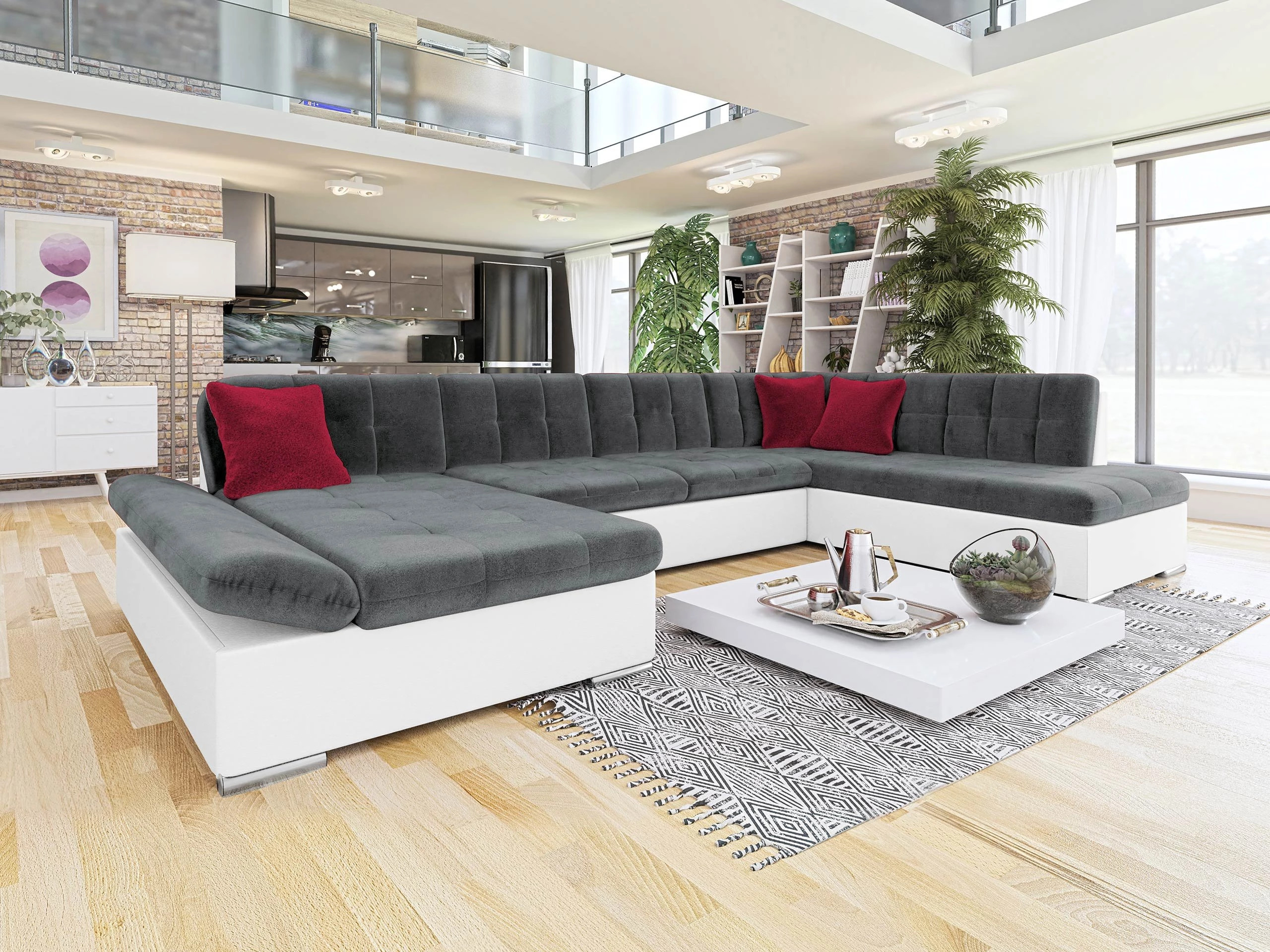 Ъглов диван Comfivo Tilia I (Soft 017 + Kronos 22 + Kronos 02)