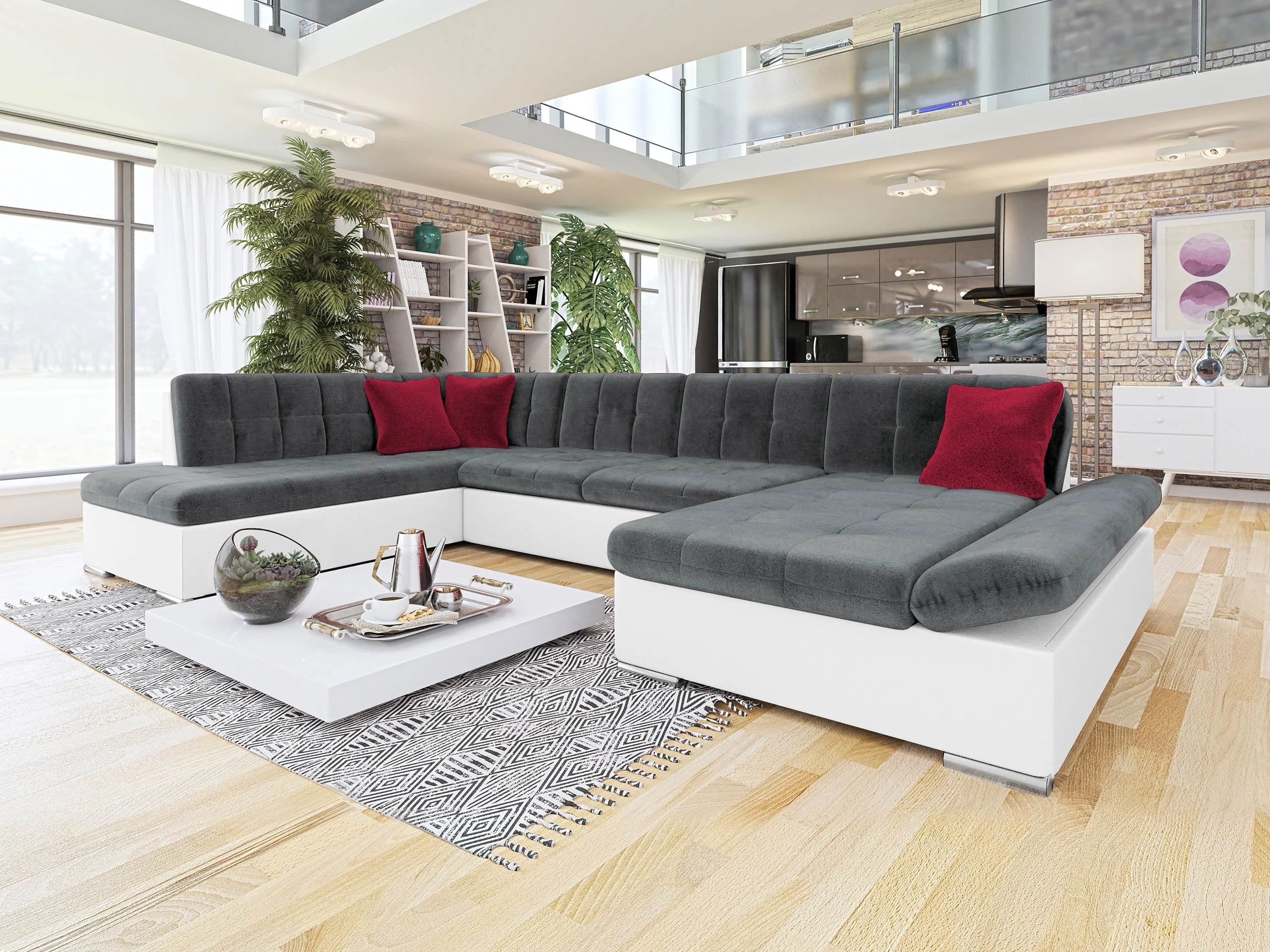Ъглов диван Comfivo Tilia I (Soft 017 + Kronos 22 + Kronos 02)
