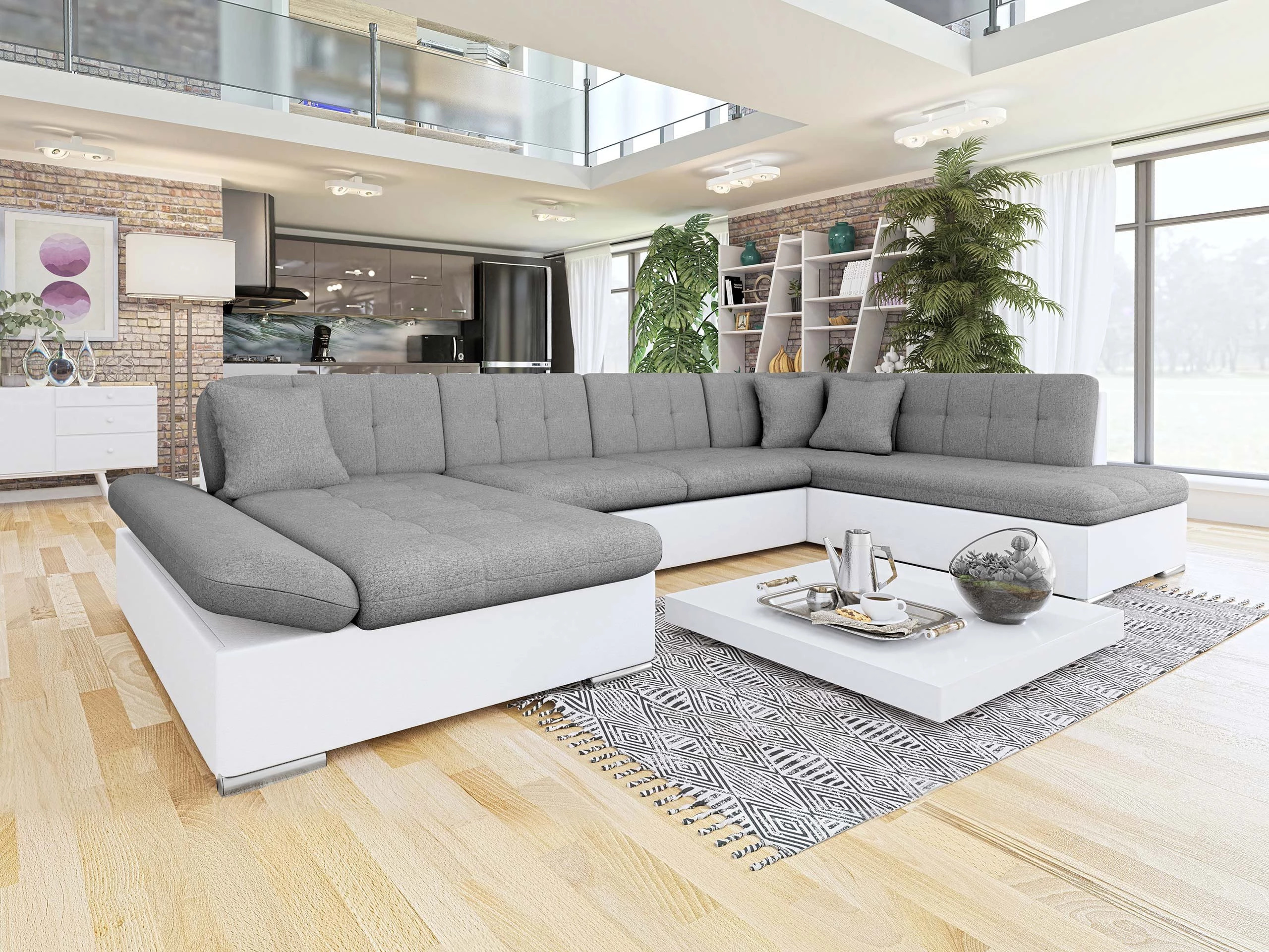 Ъглов диван Comfivo Tilia I (Soft 017 + Soul 17)