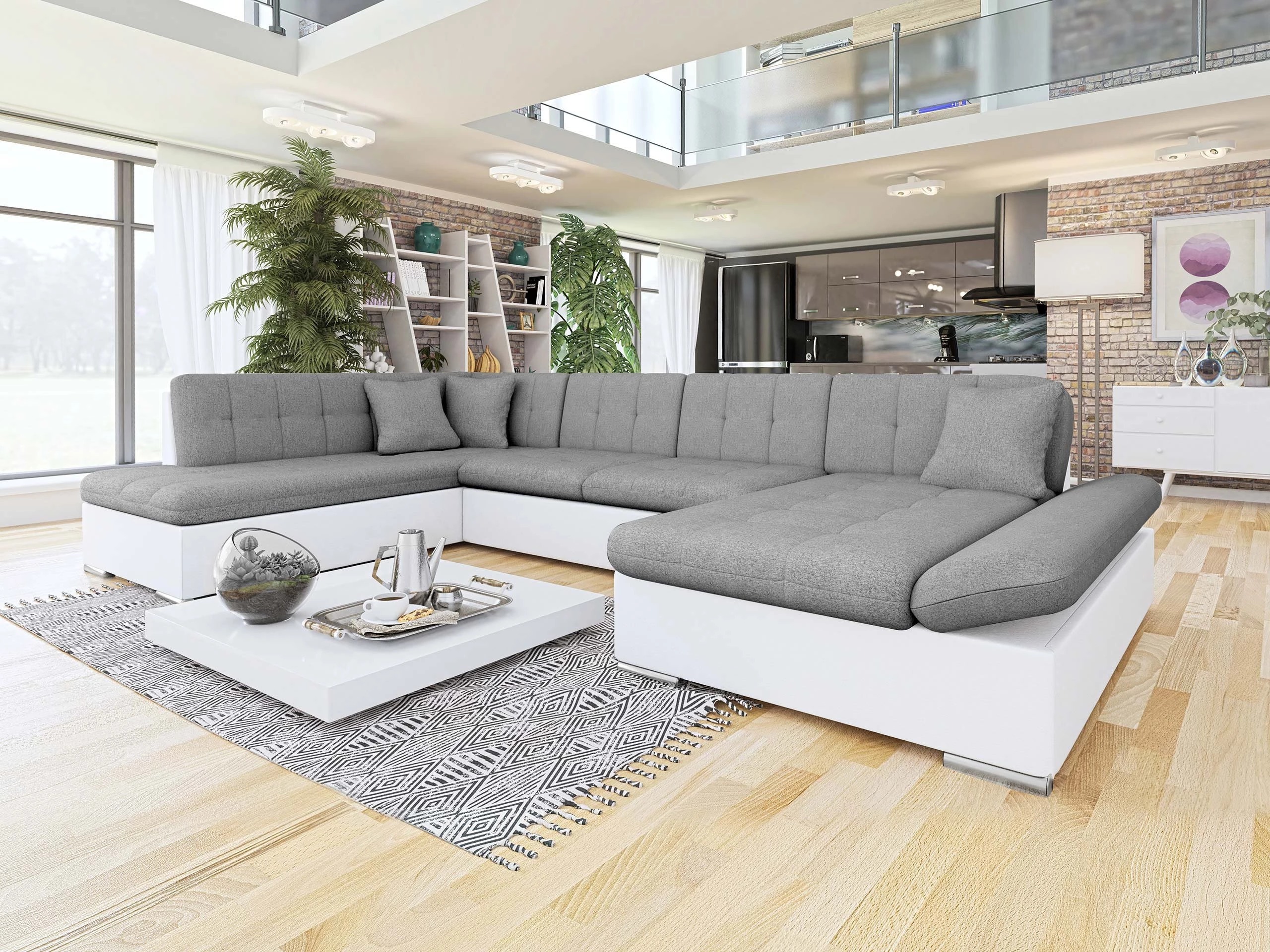Ъглов диван Comfivo Tilia I (Soft 017 + Soul 17)