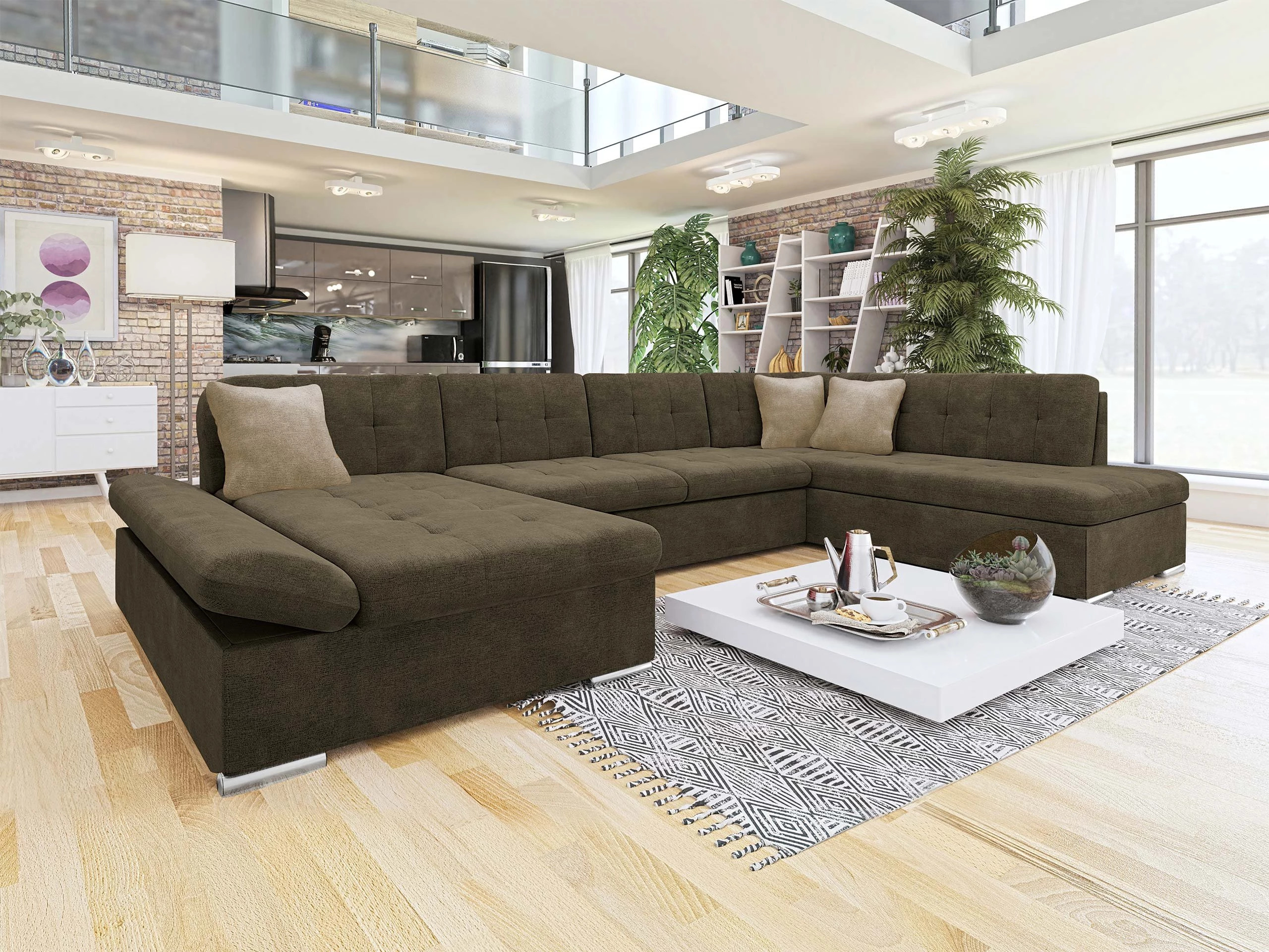Ъглов диван Comfivo Tilia I (Wave 09 + Wave 02)
