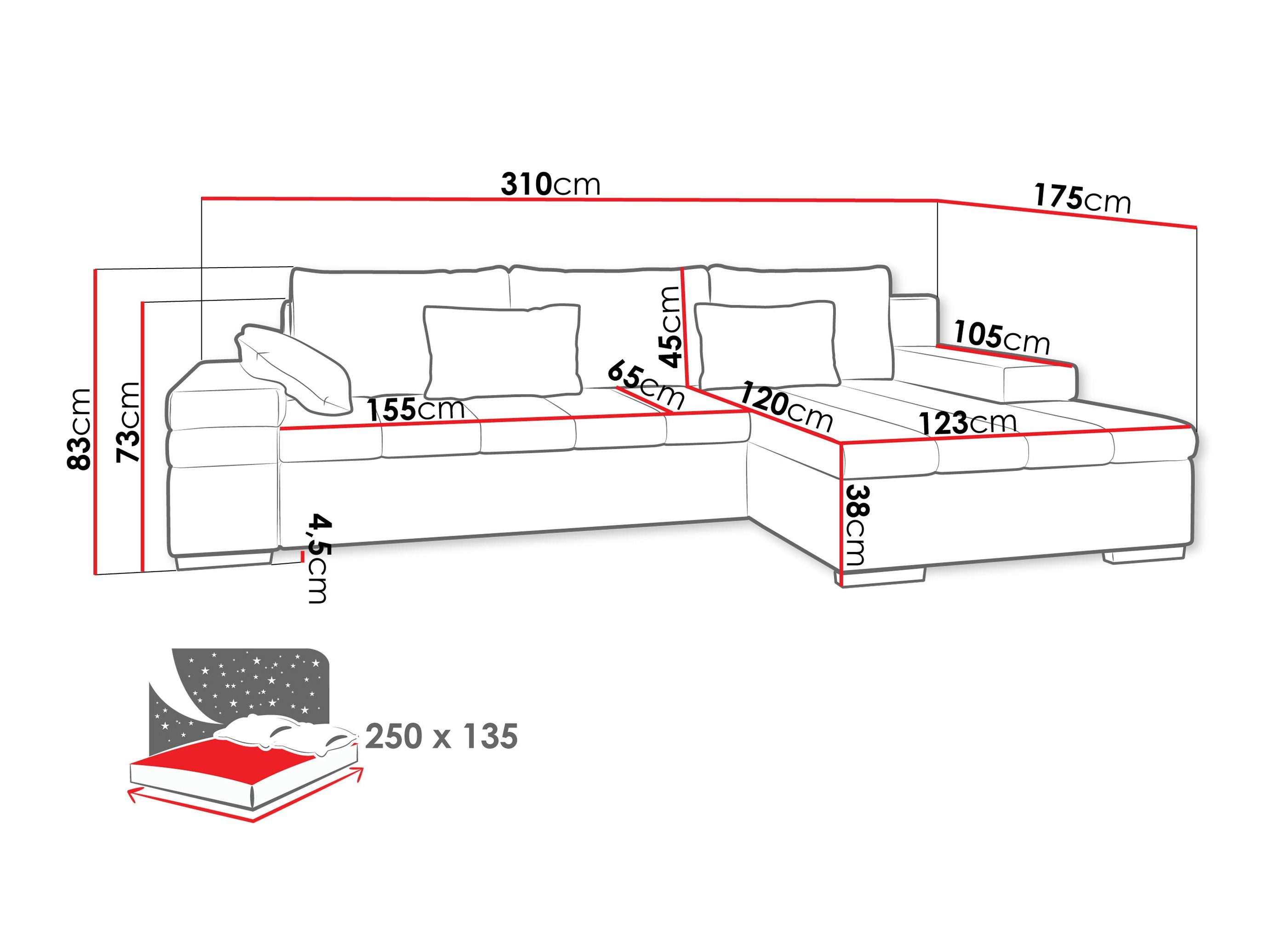 Ъглов диван Comfivo Olivetum (Ляв)