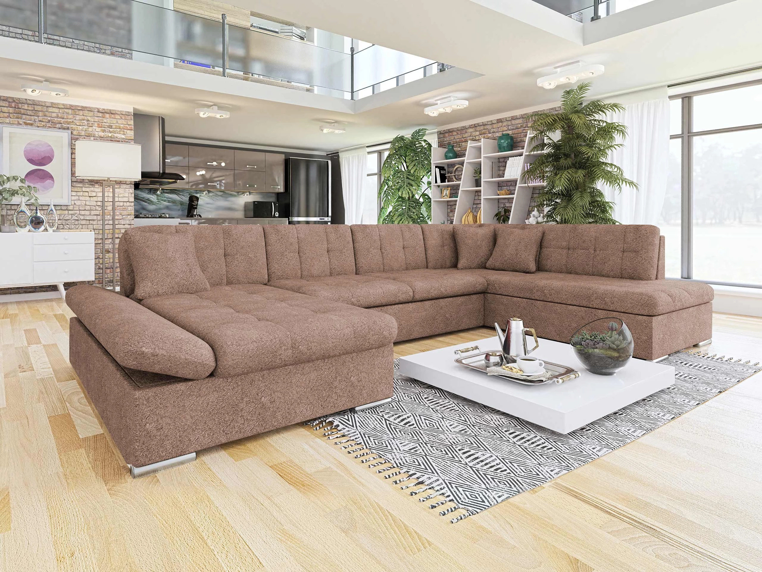 Ъглов диван Comfivo Tilia I (Coral 45)