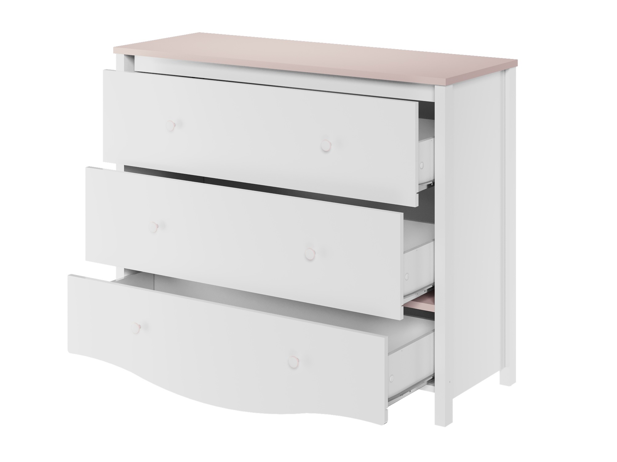 Скрин Velferi 125 (Бял + Роза)