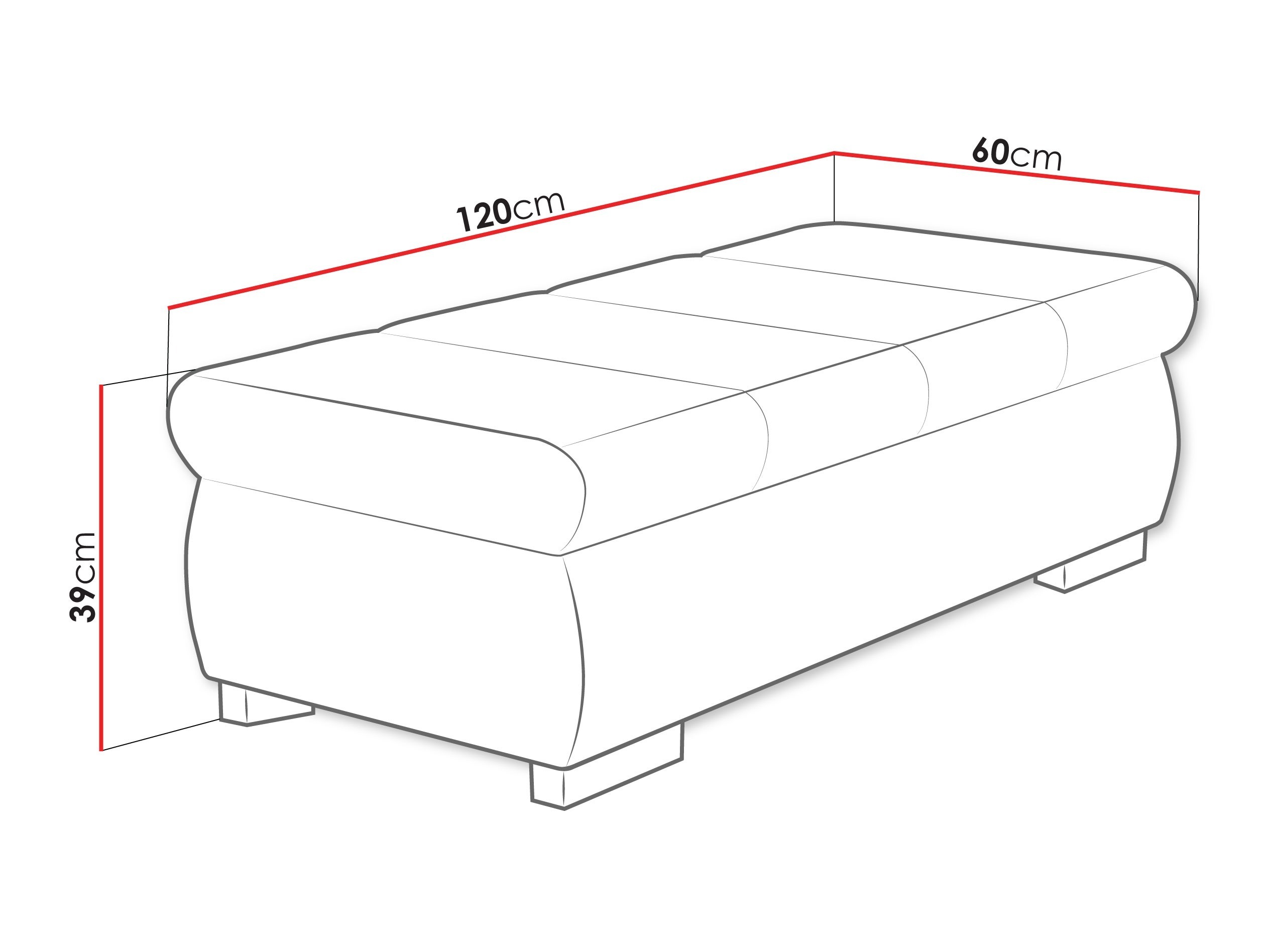 Тапицирана пейка Comfivo Olivetum I (Margo 227.09)