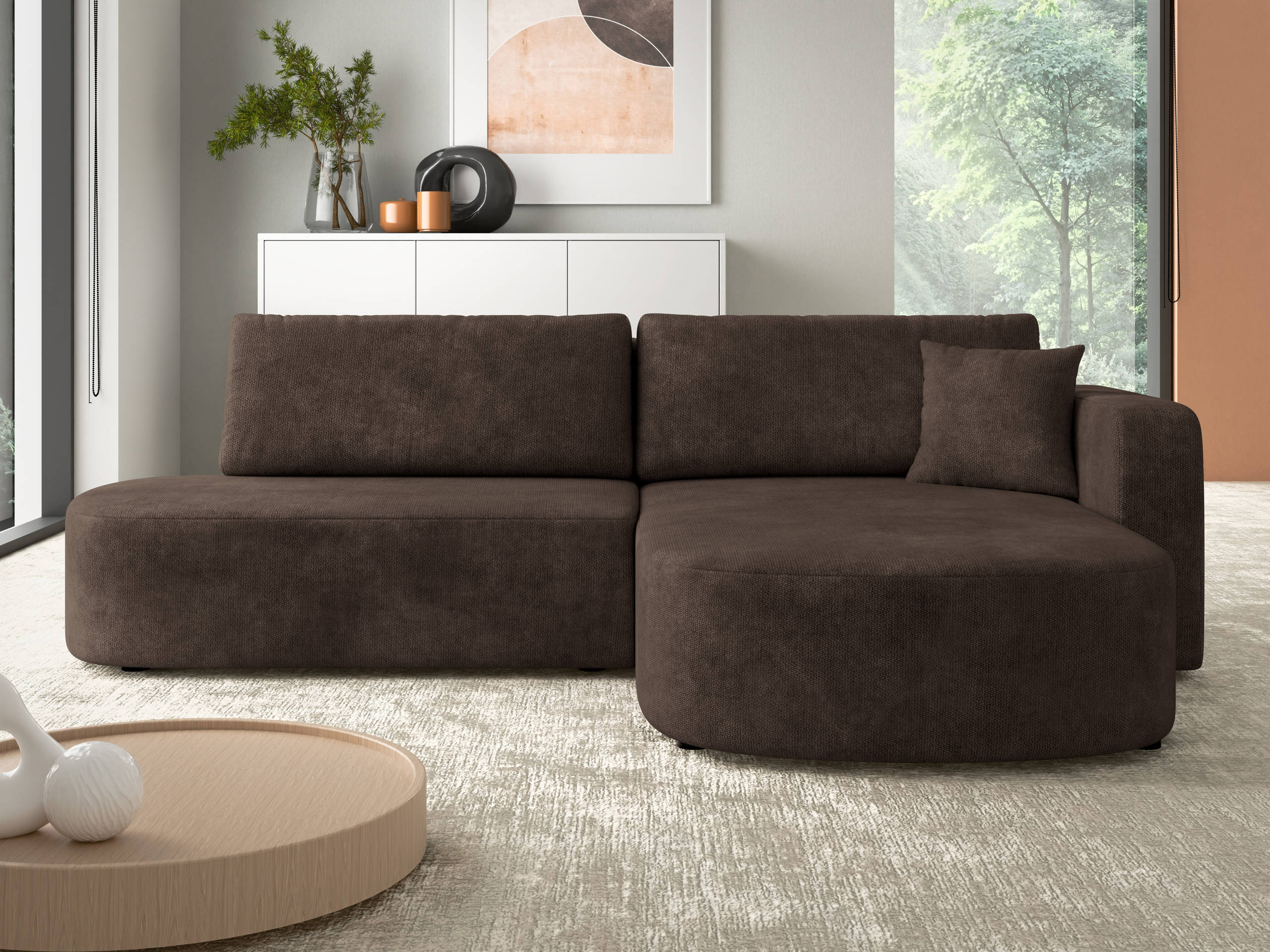Ъглов диван TrendyNest Infa (Lumo 40)