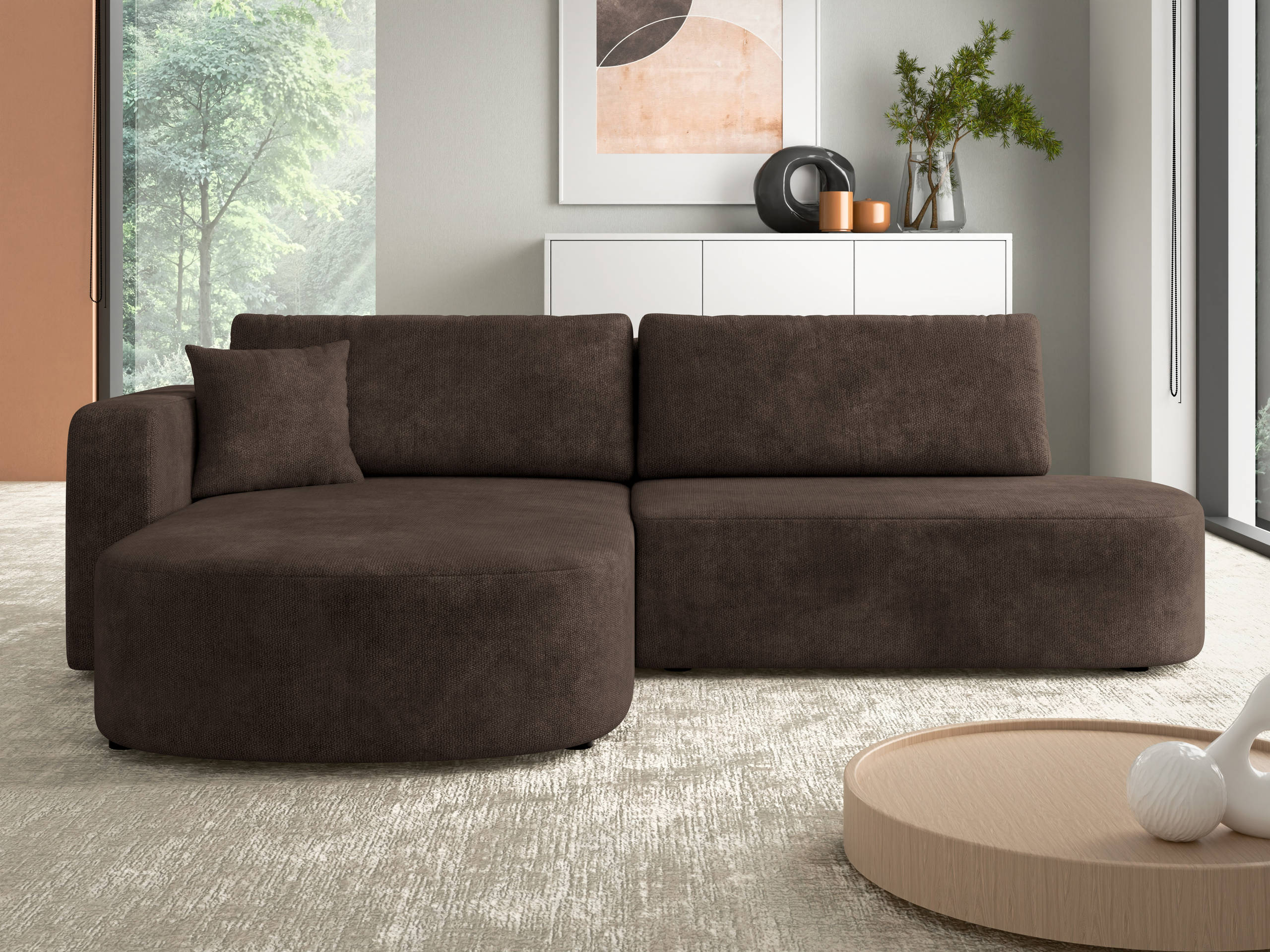 Ъглов диван TrendyNest Infa (Lumo 40)