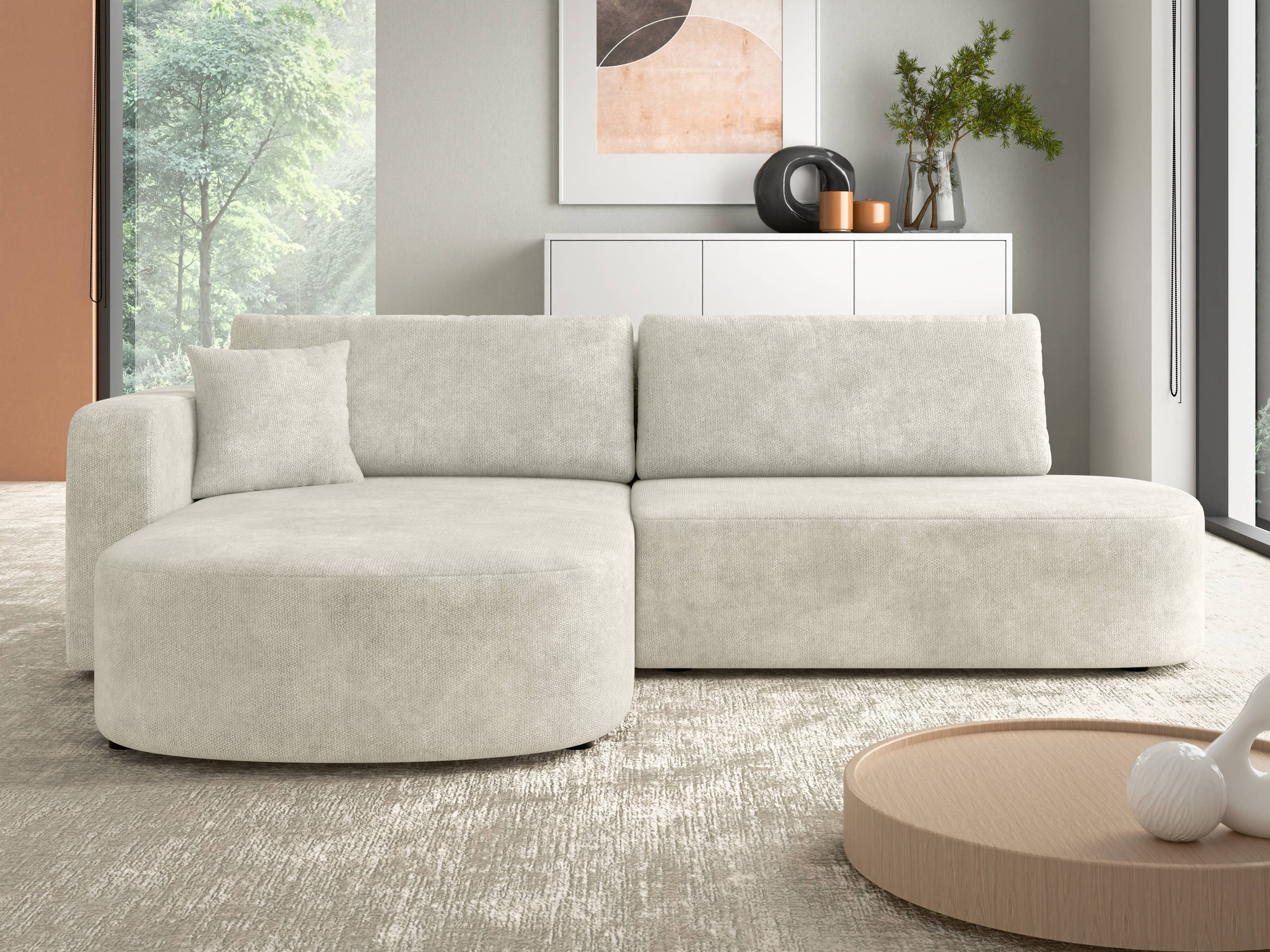 Ъглов диван TrendyNest Infa (Lumo 55)