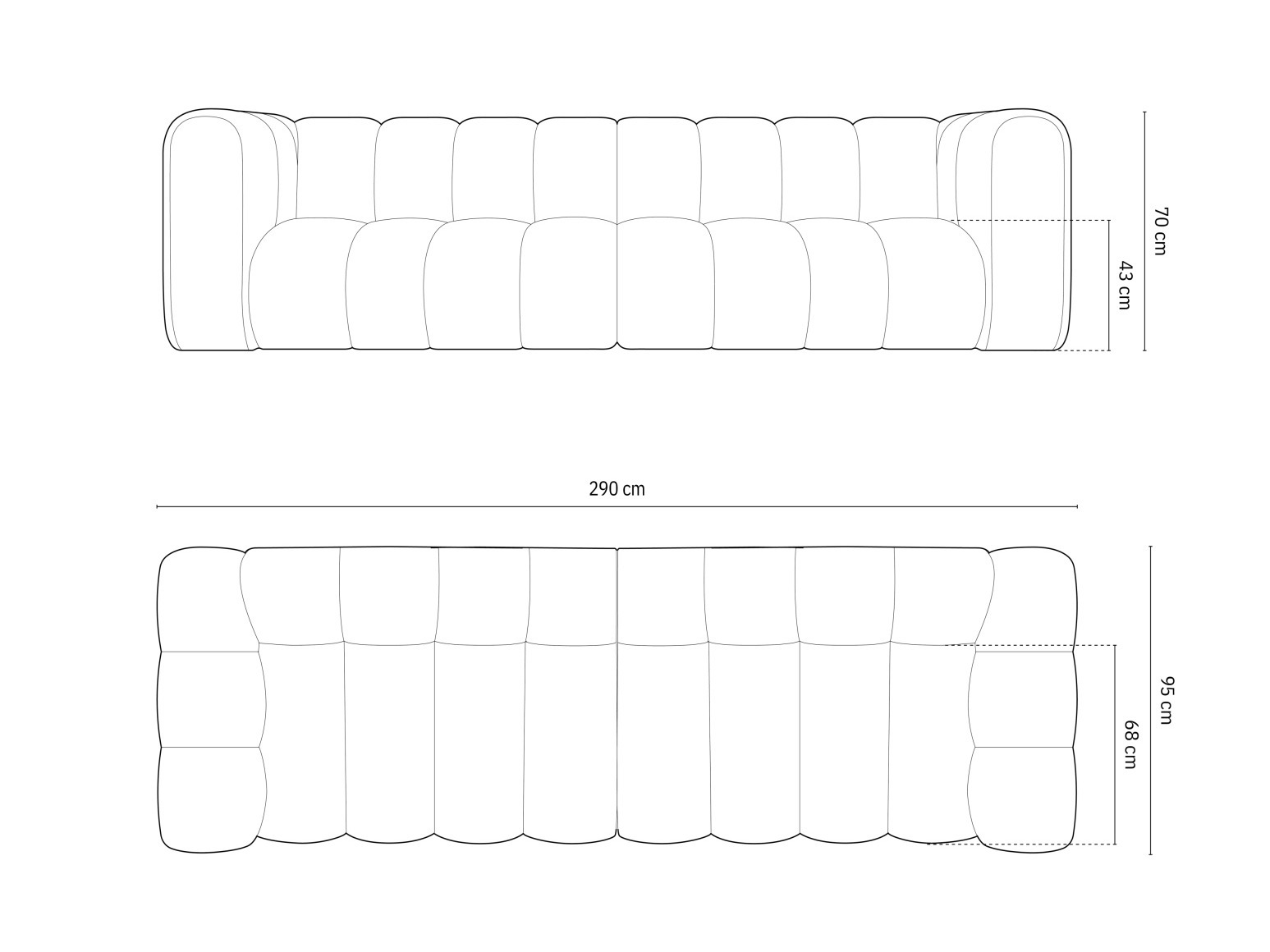 Модулен диван Cirleve 100 (Eden 16)