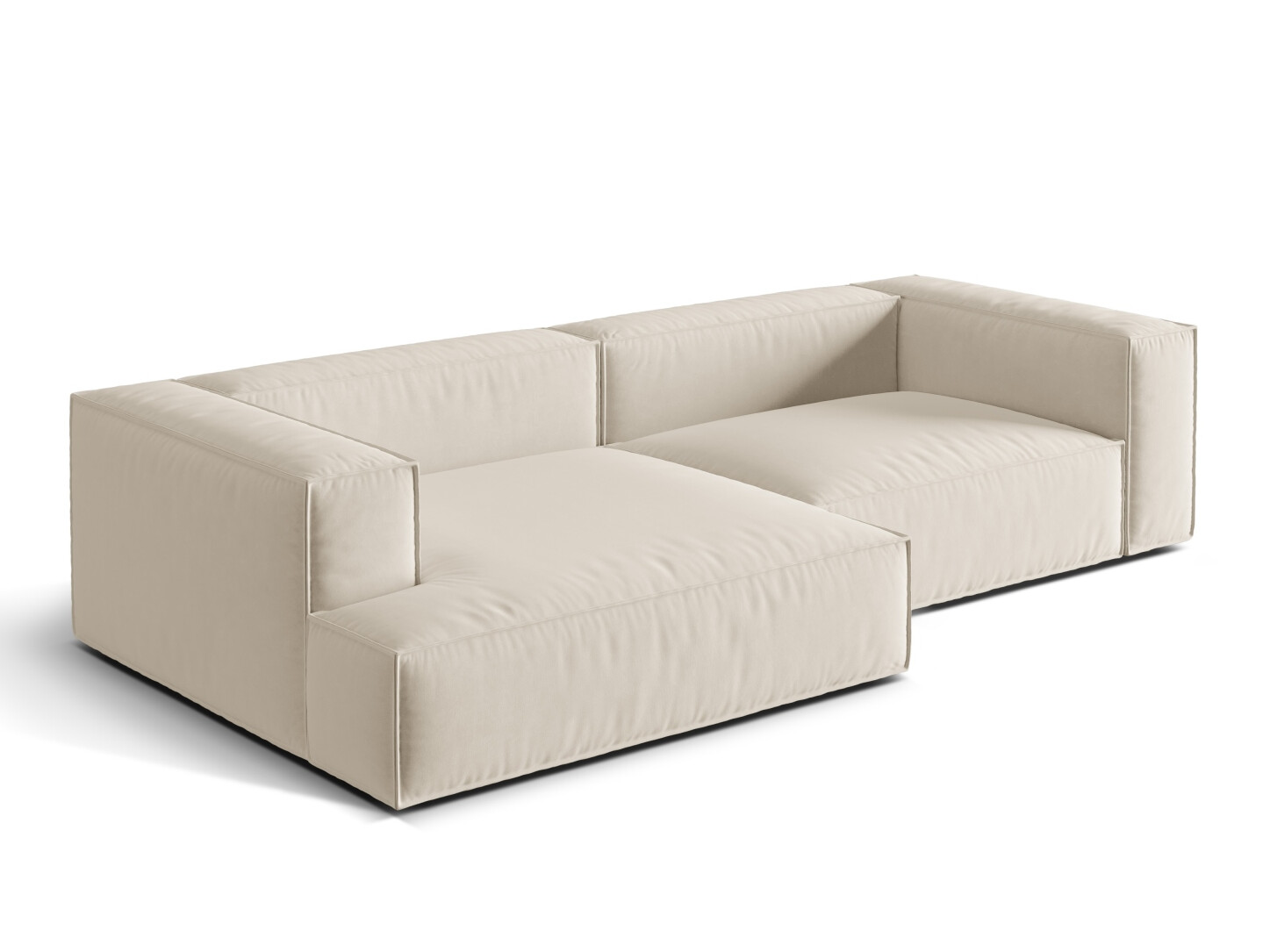 Модулен ъглов диван Beckley F120 (Paris Cream)