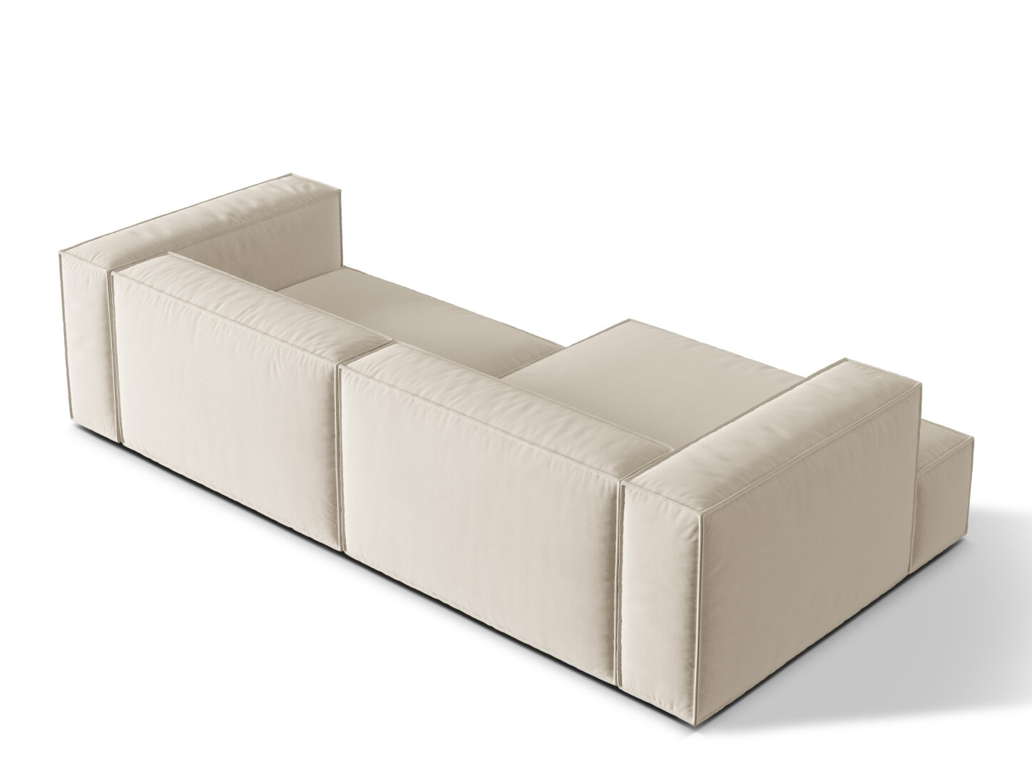 Модулен ъглов диван Beckley F120 (Paris Cream)
