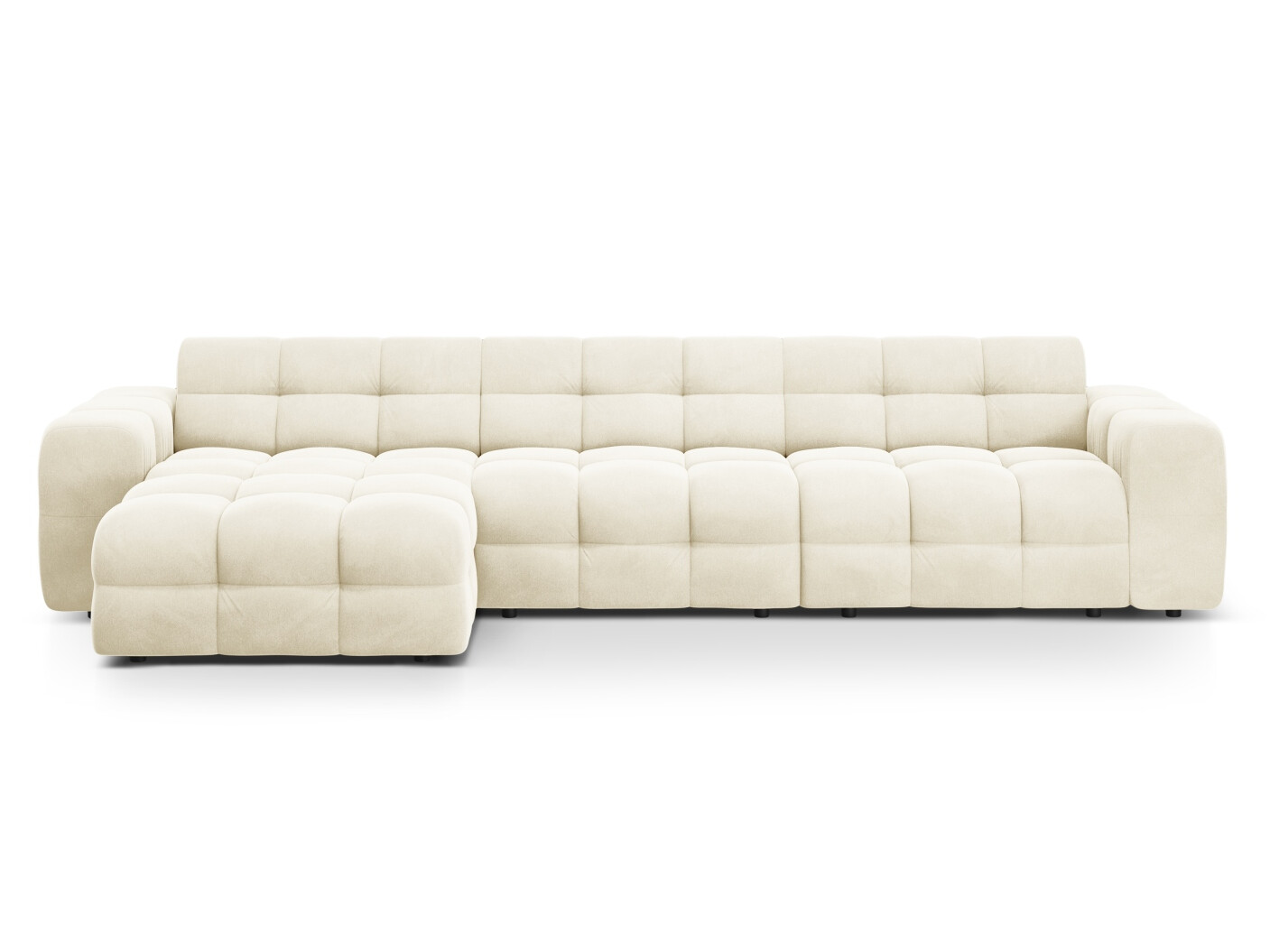 Ъглов диван Fivtivu 106 (Magic Velvet 2256)