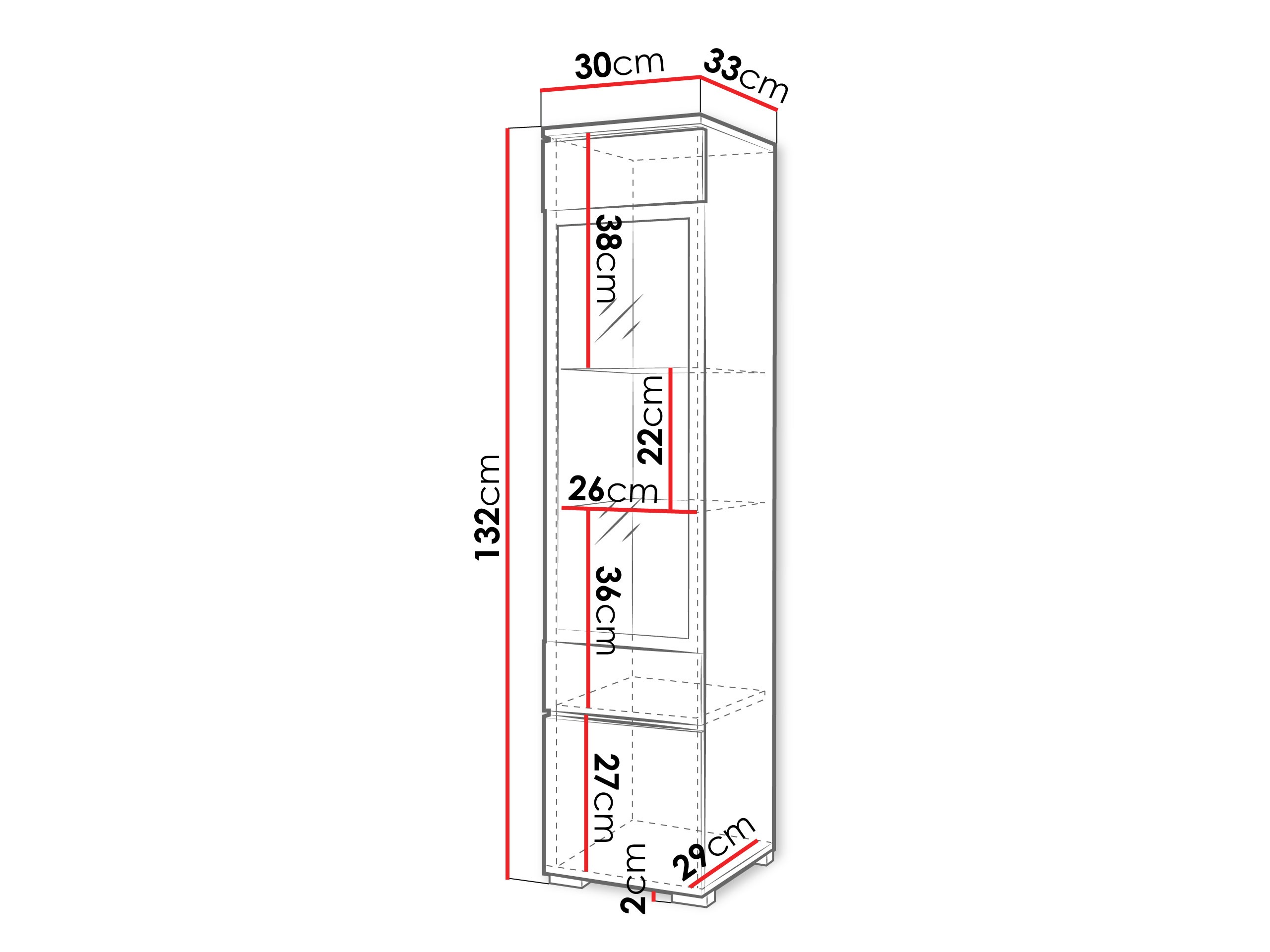 Етажерка Mirfivo 109 (Графит)