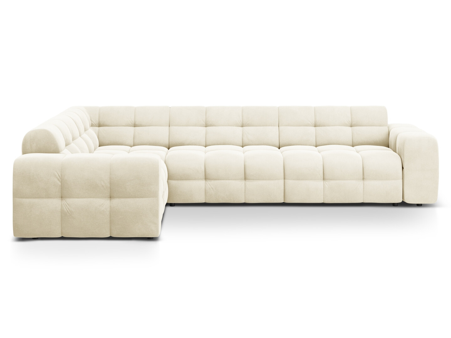 Ъглов диван Fivtivu 107 (Magic Velvet 2256)