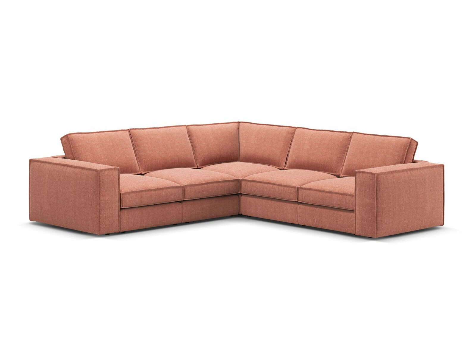 Модулен ъглов диван Dalodei 113 (Babel Red)