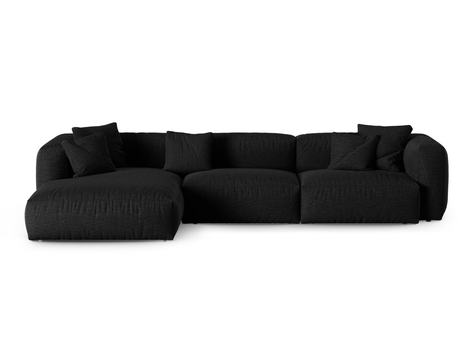 Модулен ъглов диван Sorcoro 121 (Boston Black)