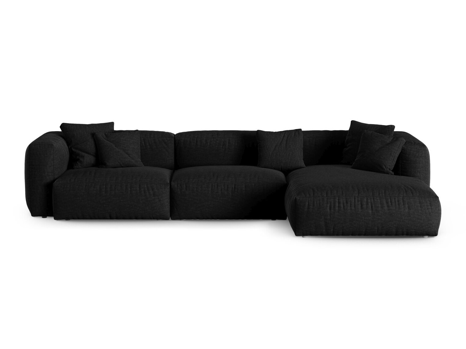 Модулен ъглов диван Sorcoro 121 (Boston Black)