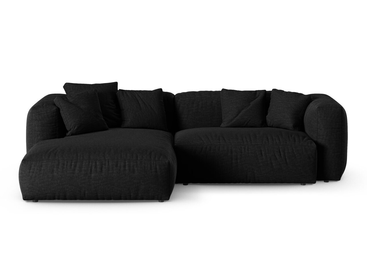 Модулен ъглов диван Sorcoro 123 (Boston Black)