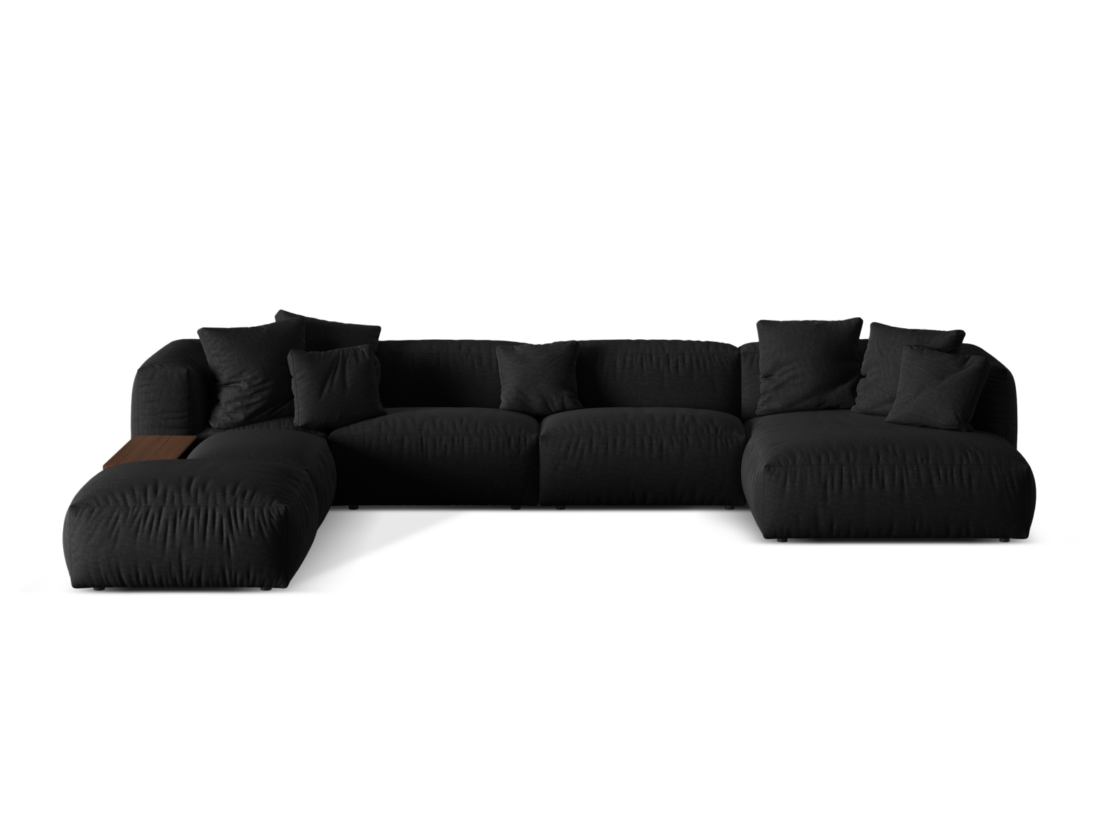 Модулен ъглов диван Sorcoro 124 (Boston Black)