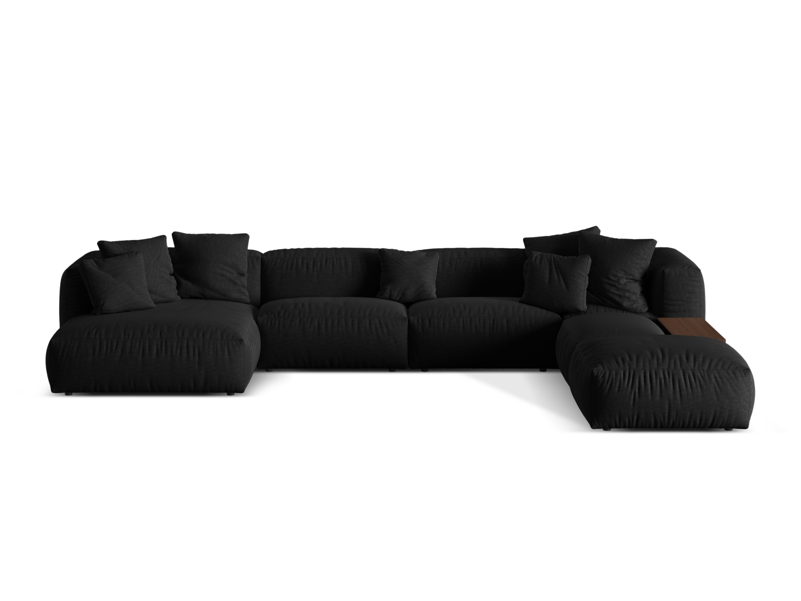 Модулен ъглов диван Sorcoro 124 (Boston Black)