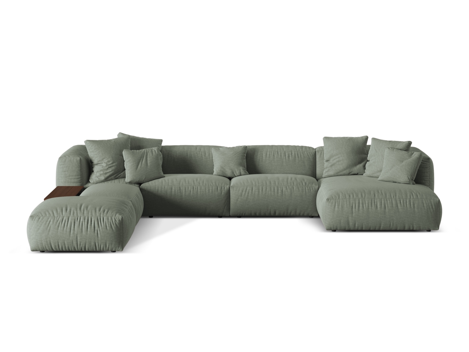 Модулен ъглов диван Sorcoro 124 (Boston Water Green)