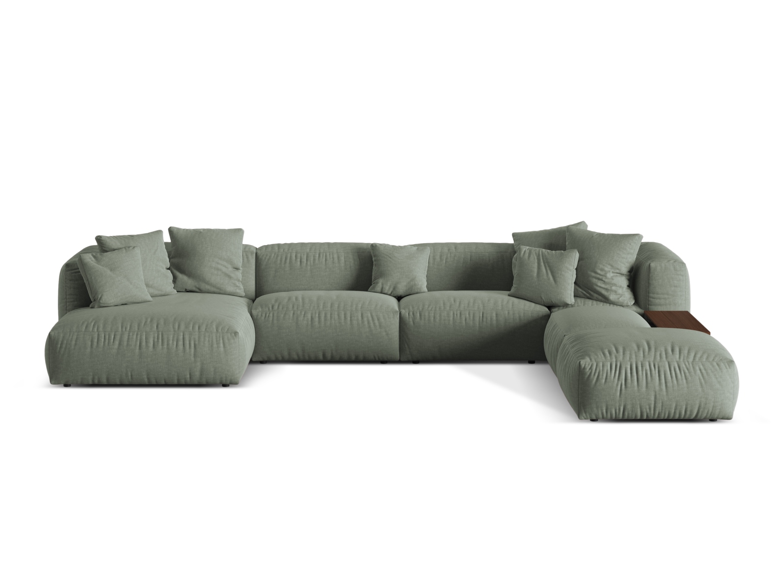 Модулен ъглов диван Sorcoro 124 (Boston Water Green)