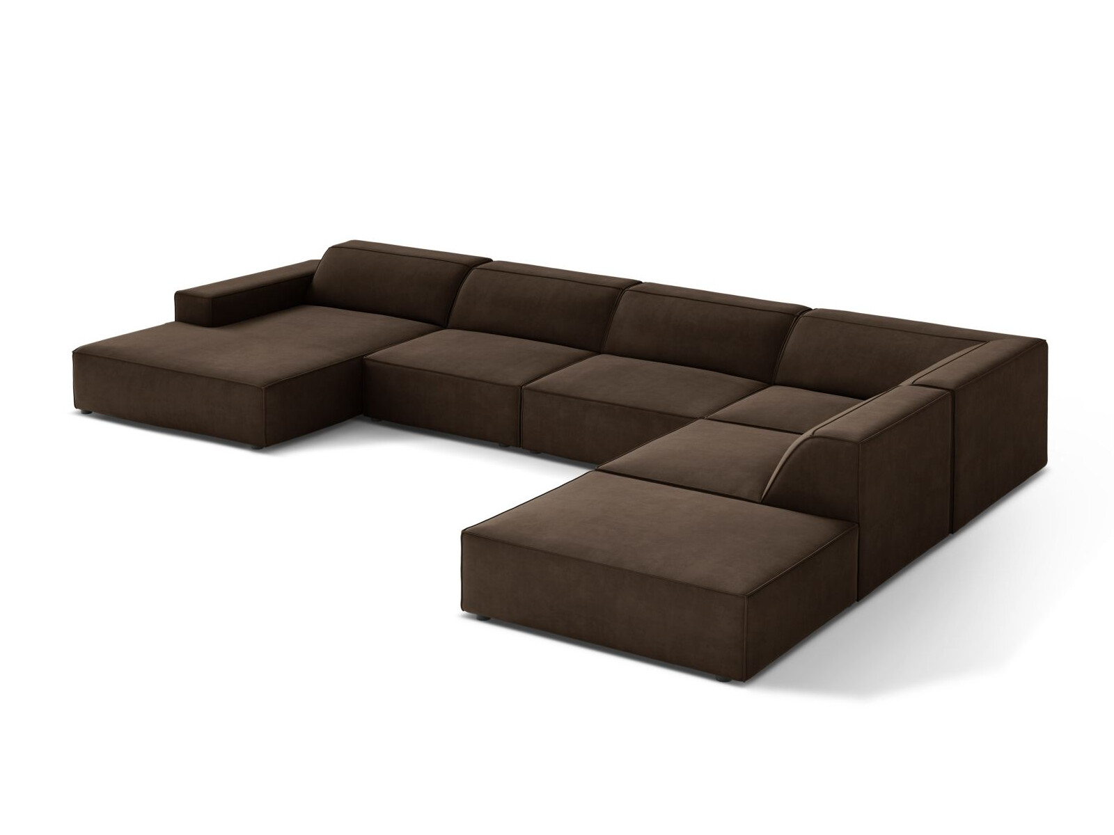 Модулен ъглов диван Lomcalu 123 (Bluvel 48)