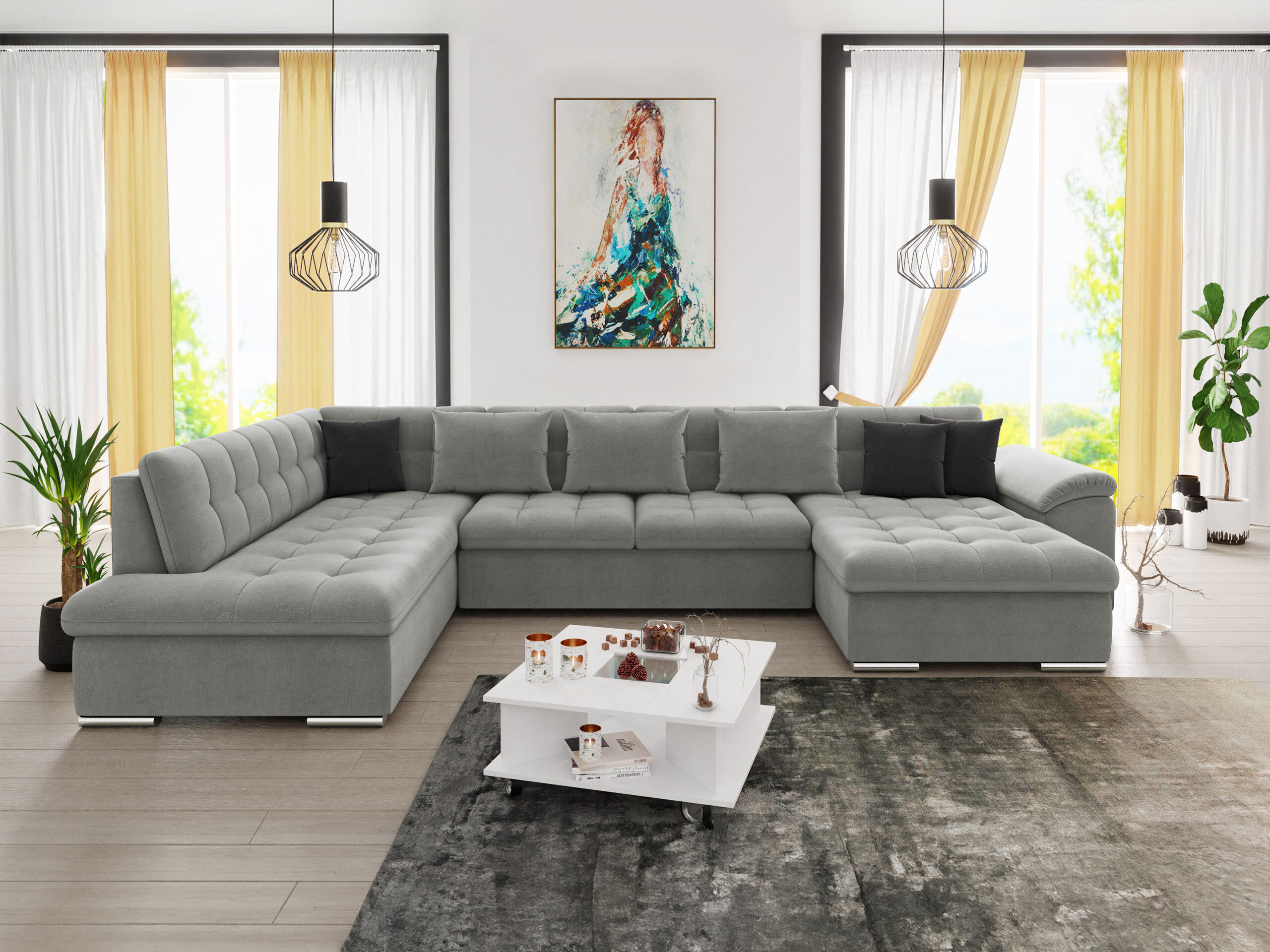 Ъглов диван Comfivo Gemma IV (Polo 894 + Polo 897)