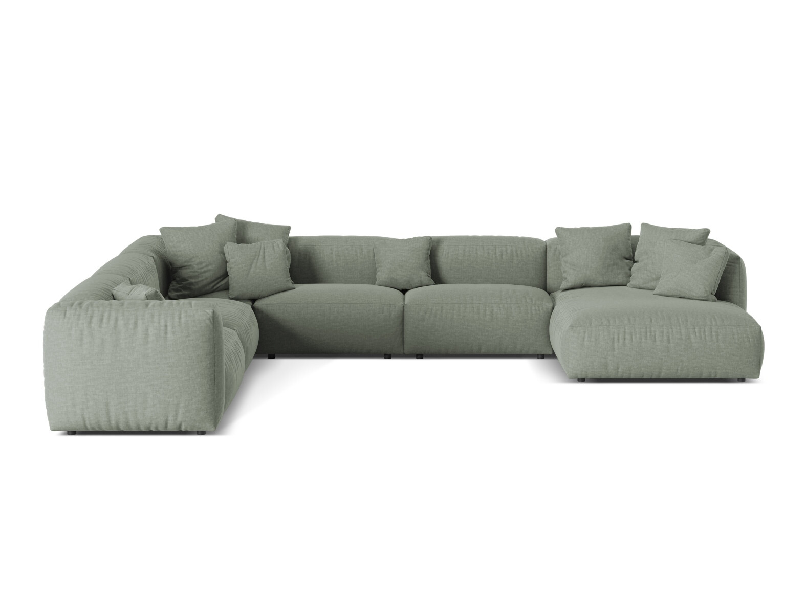 Модулен ъглов диван Sorcoro 132 (Boston Water Green)