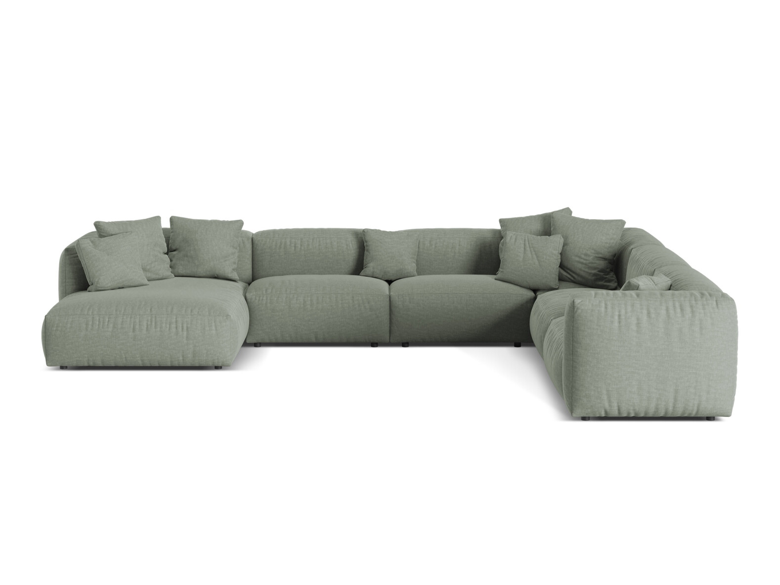 Модулен ъглов диван Sorcoro 132 (Boston Water Green)