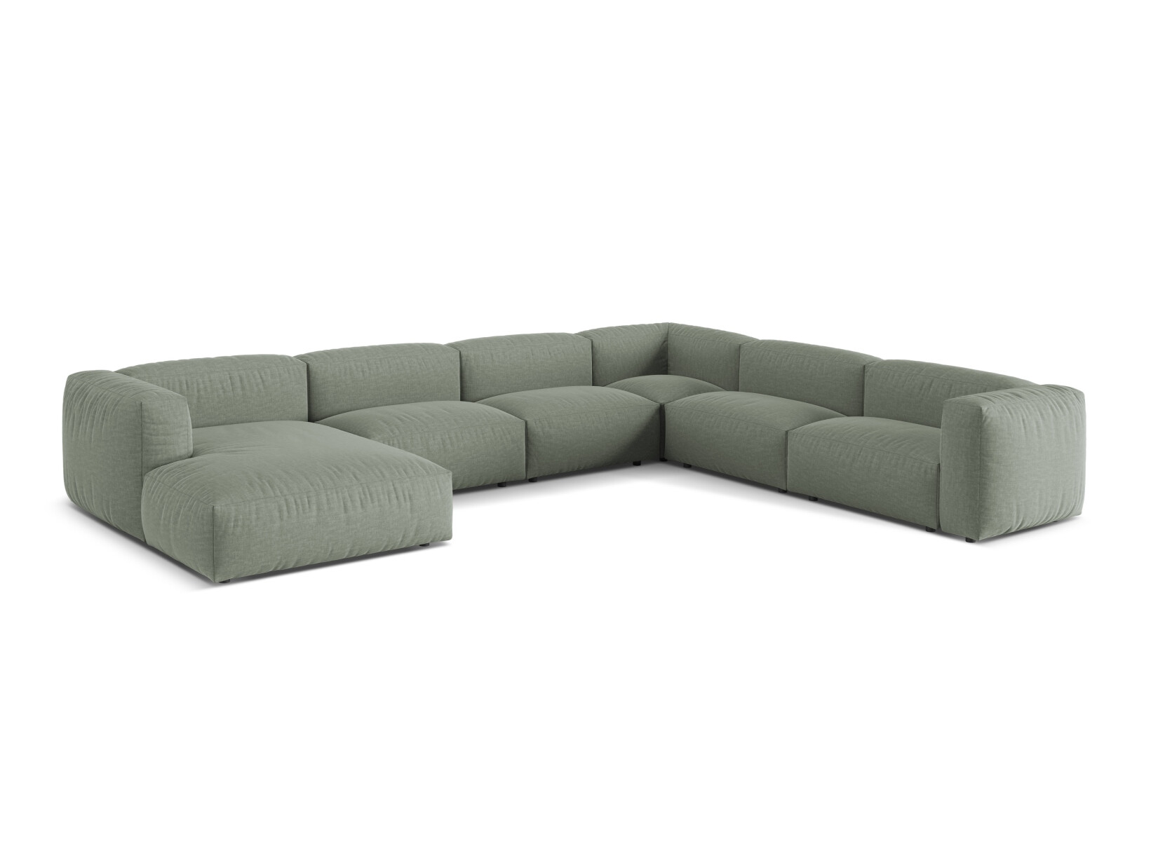 Модулен ъглов диван Sorcoro 132 (Boston Water Green)