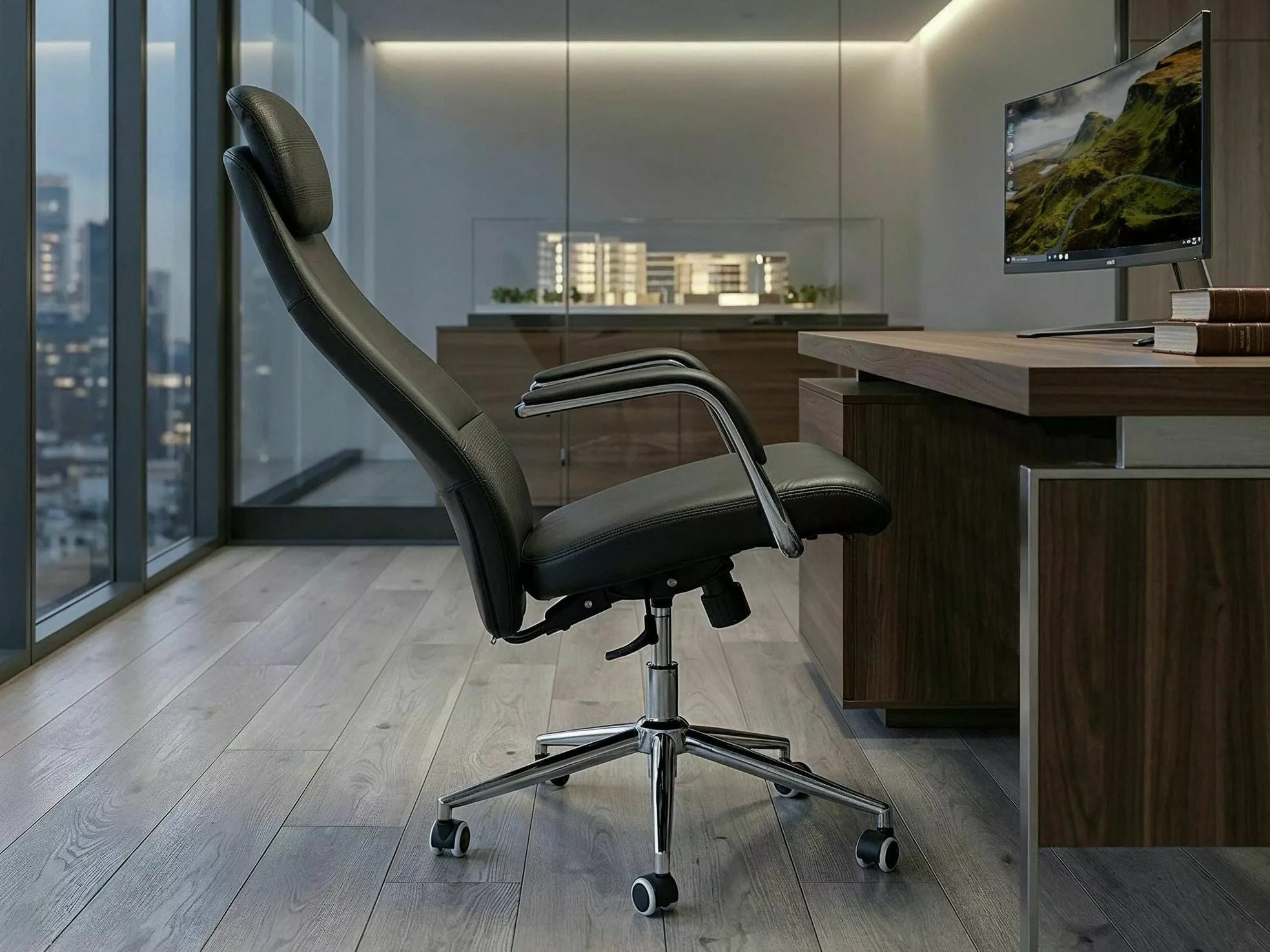 Офис стол Detroit 951 (Черен)