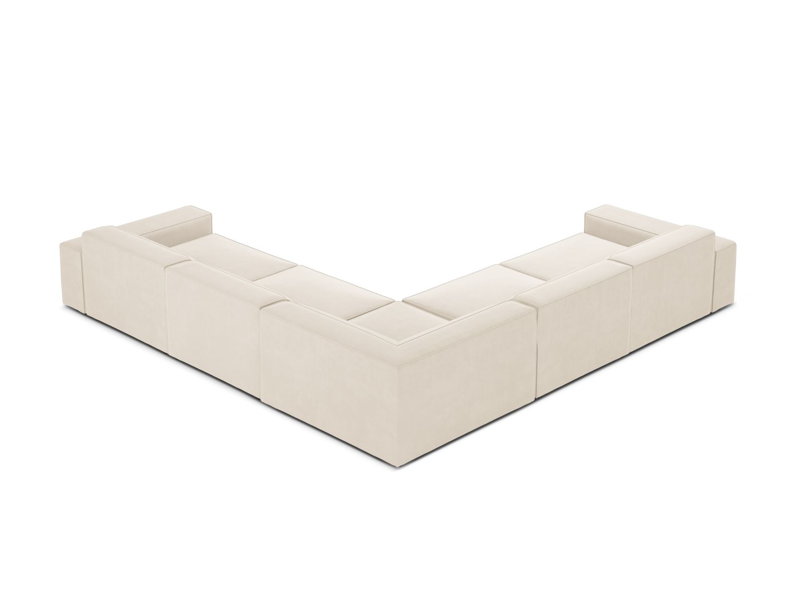 Модулен ъглов диван Lomcalu 125 (Bluvel 22)
