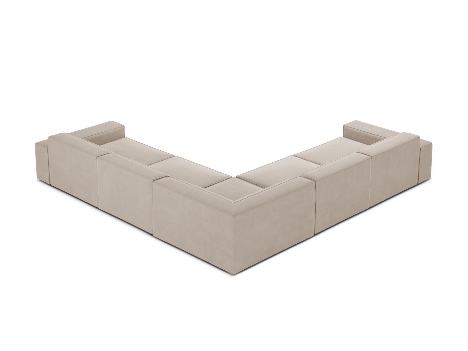 Модулен ъглов диван Lomcalu 125 (Bluvel 30)