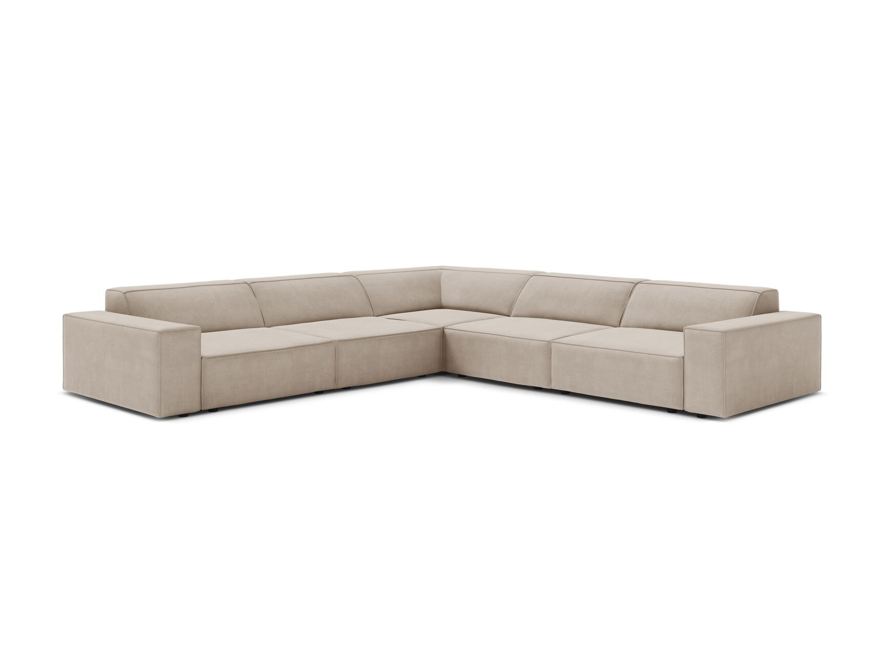 Модулен ъглов диван Lomcalu 125 (Bluvel 30)
