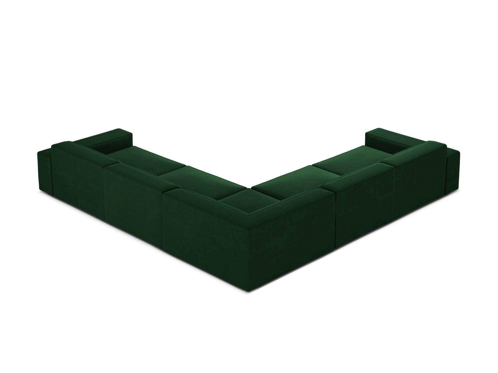 Модулен ъглов диван Lomcalu 125 (Bluvel 78)