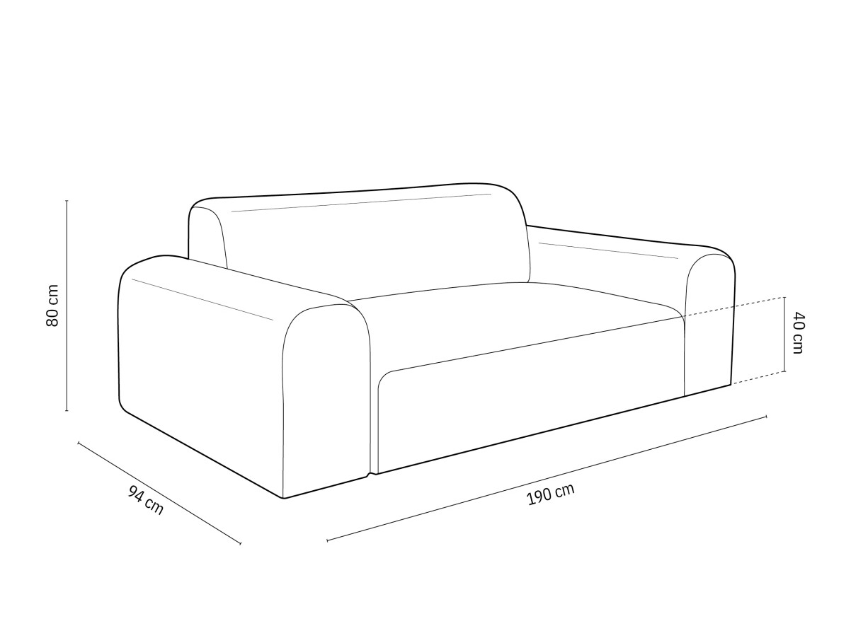 Chesterfield диван Beckley 364 (Opera Сметана)
