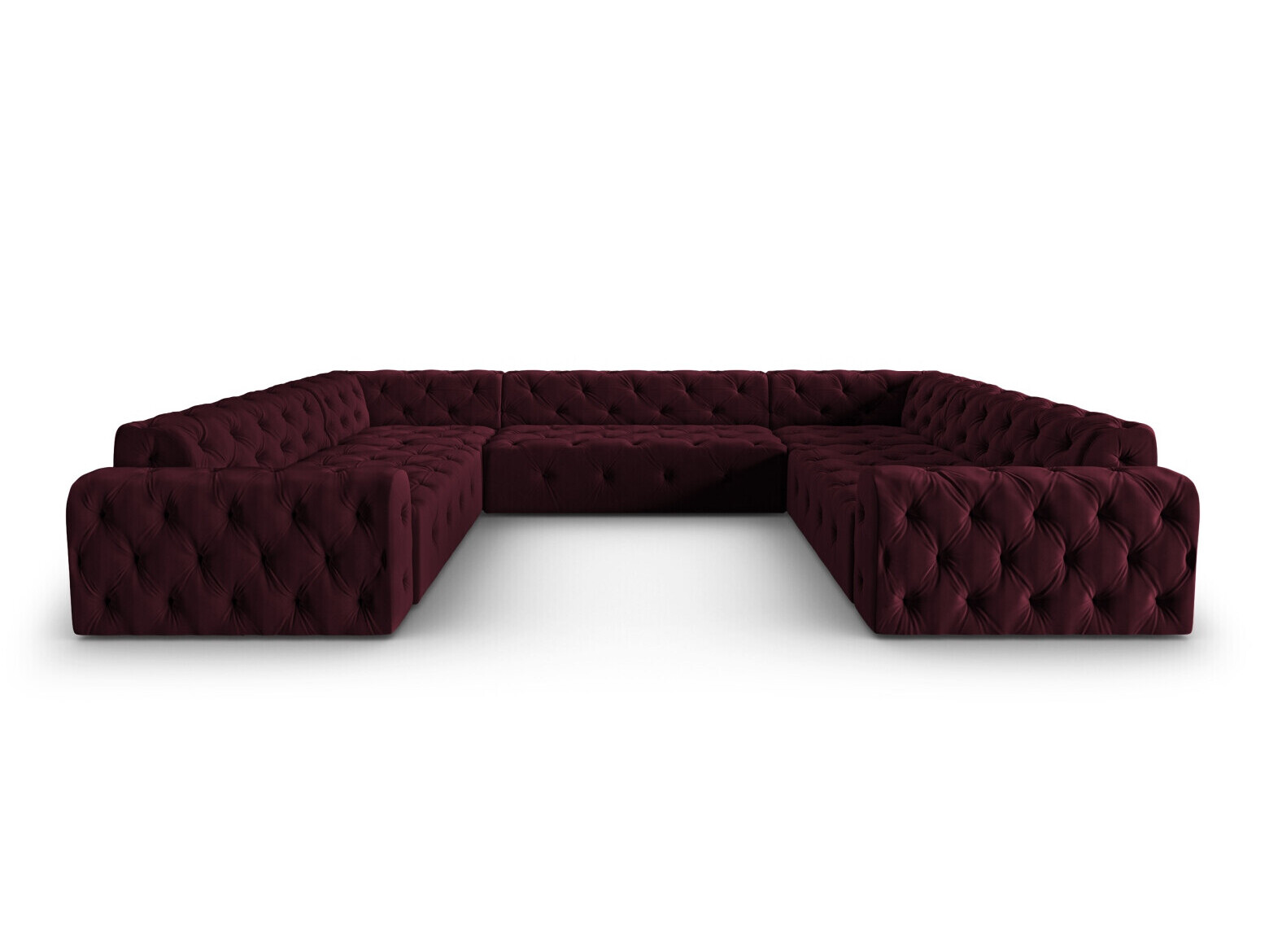 Chesterfield ъглов диван Beckley 366 (Opera Bordeaux)