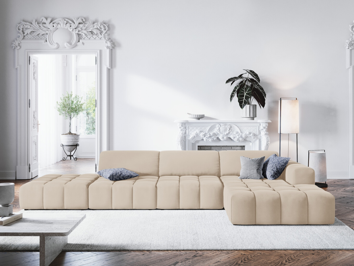 Ъглов диван Lirlivo 103 (Riviera 21)